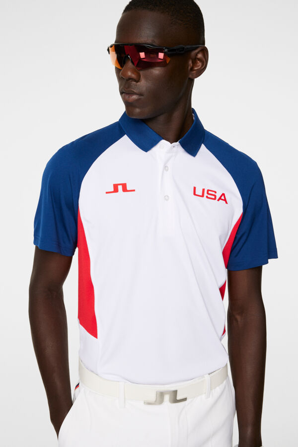 Yannick USA GOLF Color-Block Polo