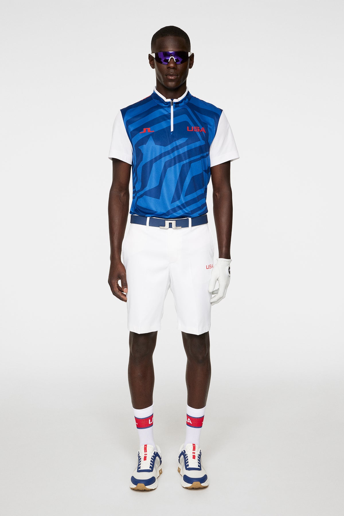 Fabien Mockneck Polo in US Golf Blue by J.Lindeberg