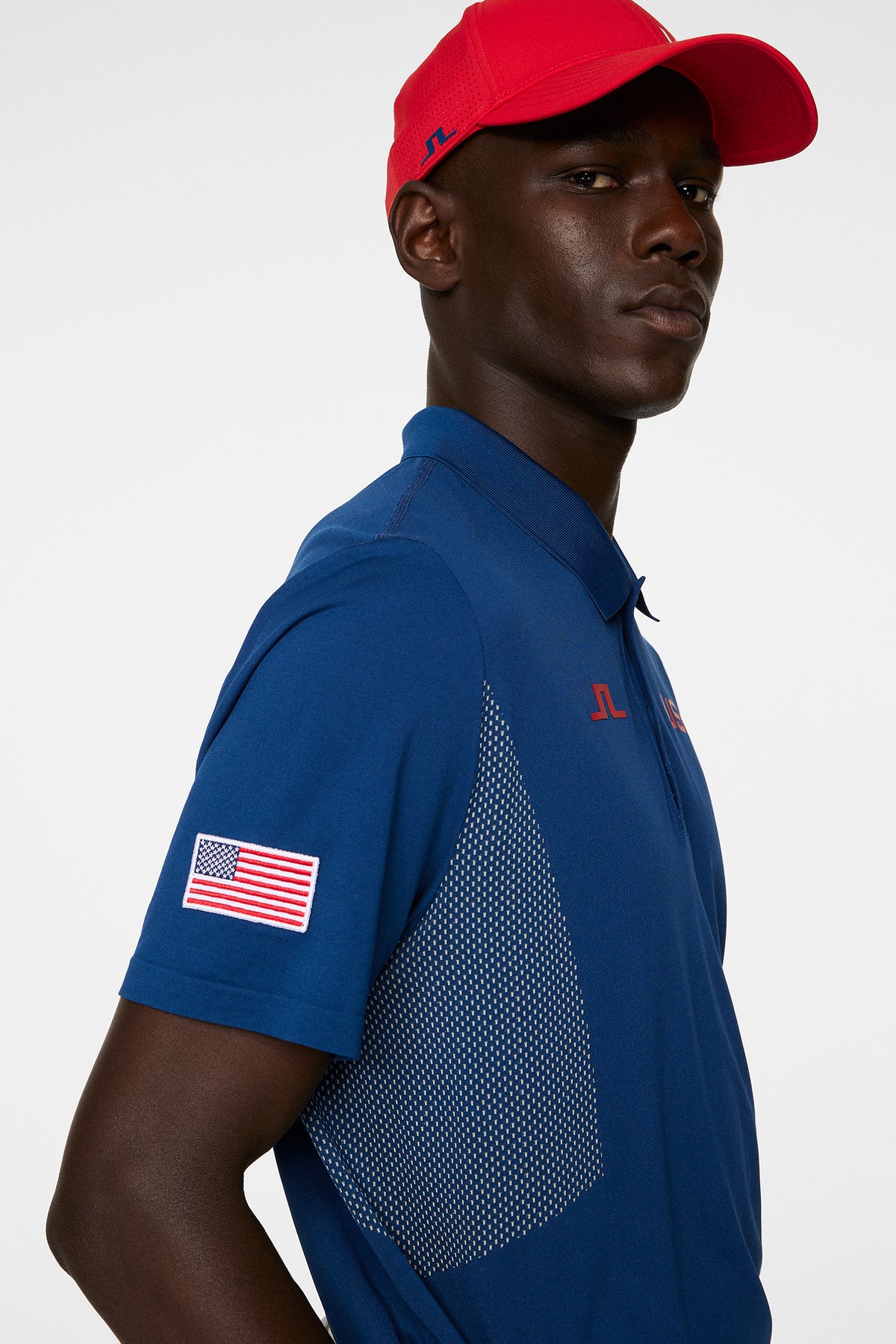 Arnaud Seamless Polo in Estate Blue by J.Lindeberg
