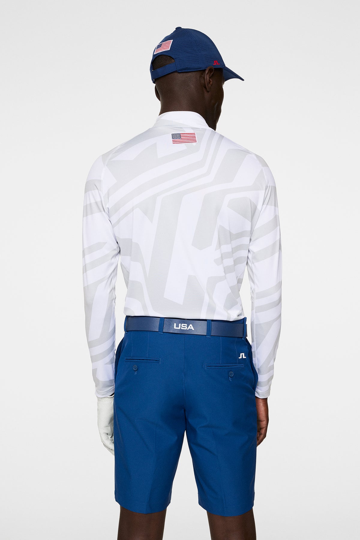 Rene print Baselayer in US Golf White by J.Lindeberg