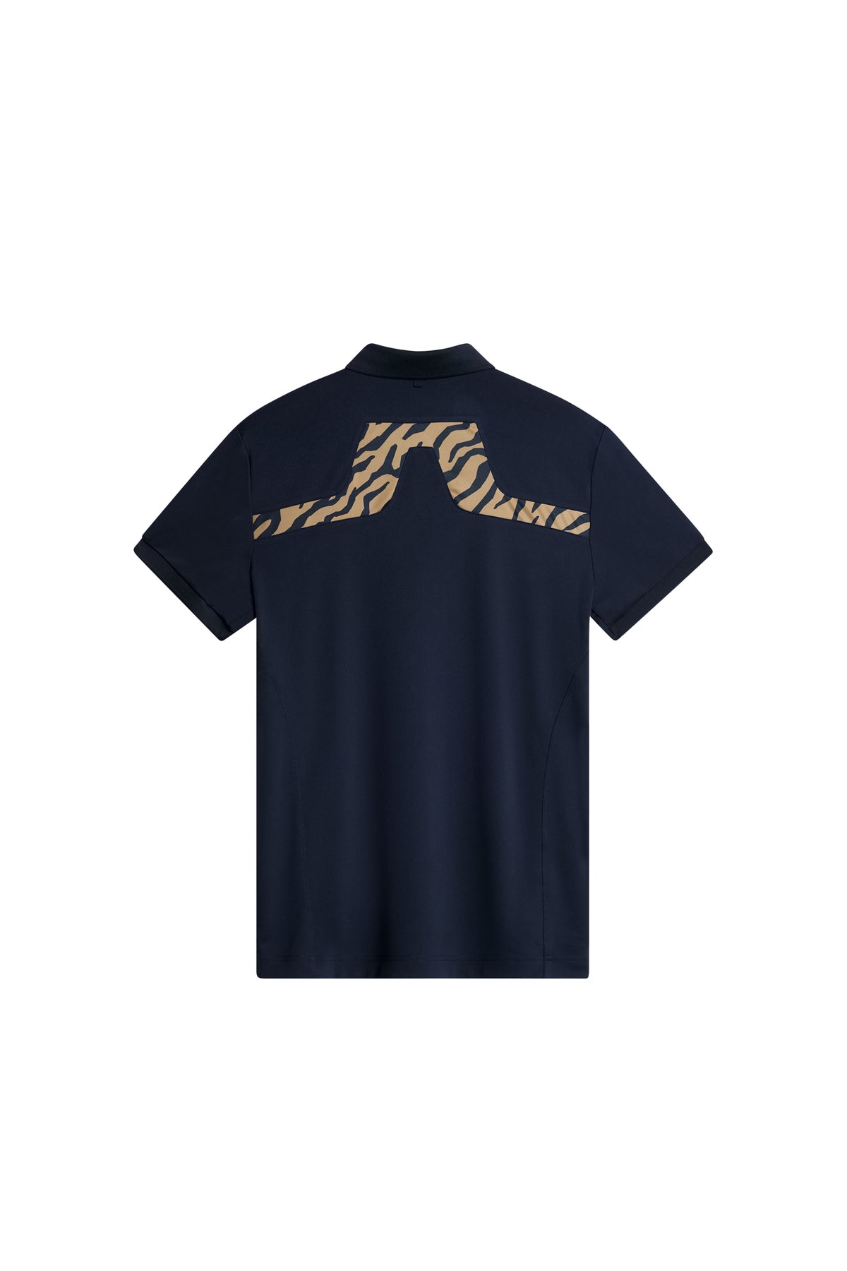 KV Print Polo in Tour Tiger Brown M by J.Lindeberg