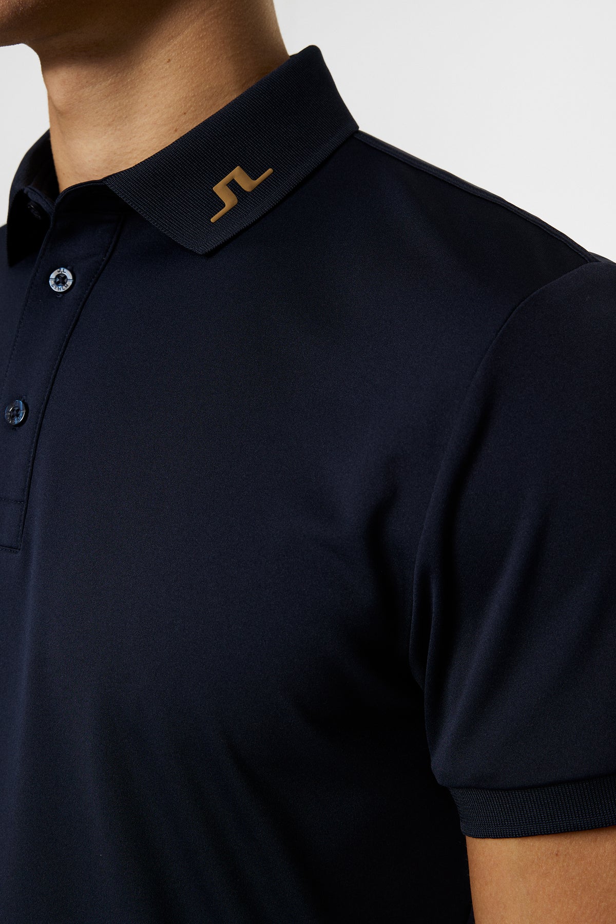 KV Print Polo in Tour Tiger Brown M by J.Lindeberg