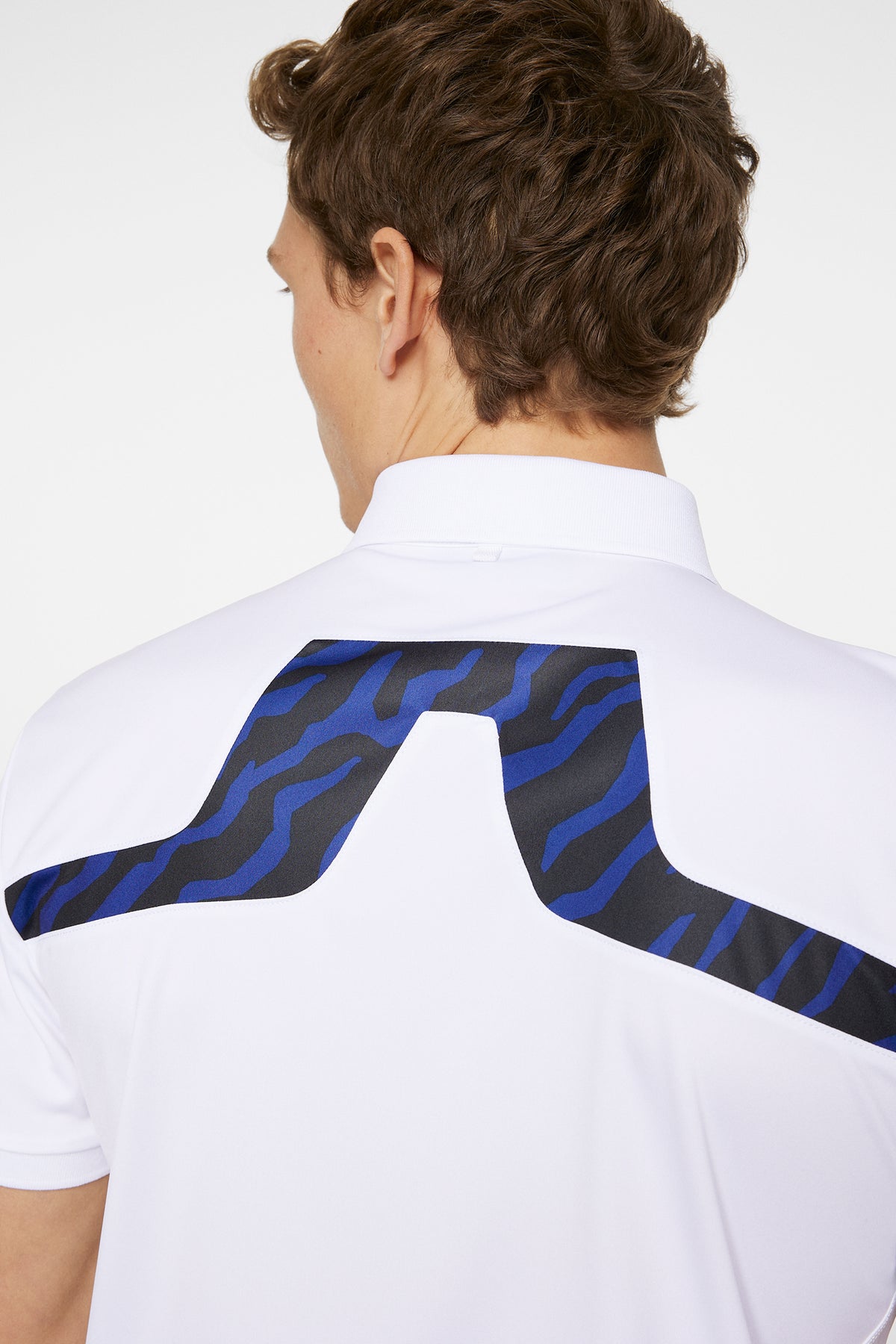 KV Print Polo in Tour Tiger Clematis M by J.Lindeberg