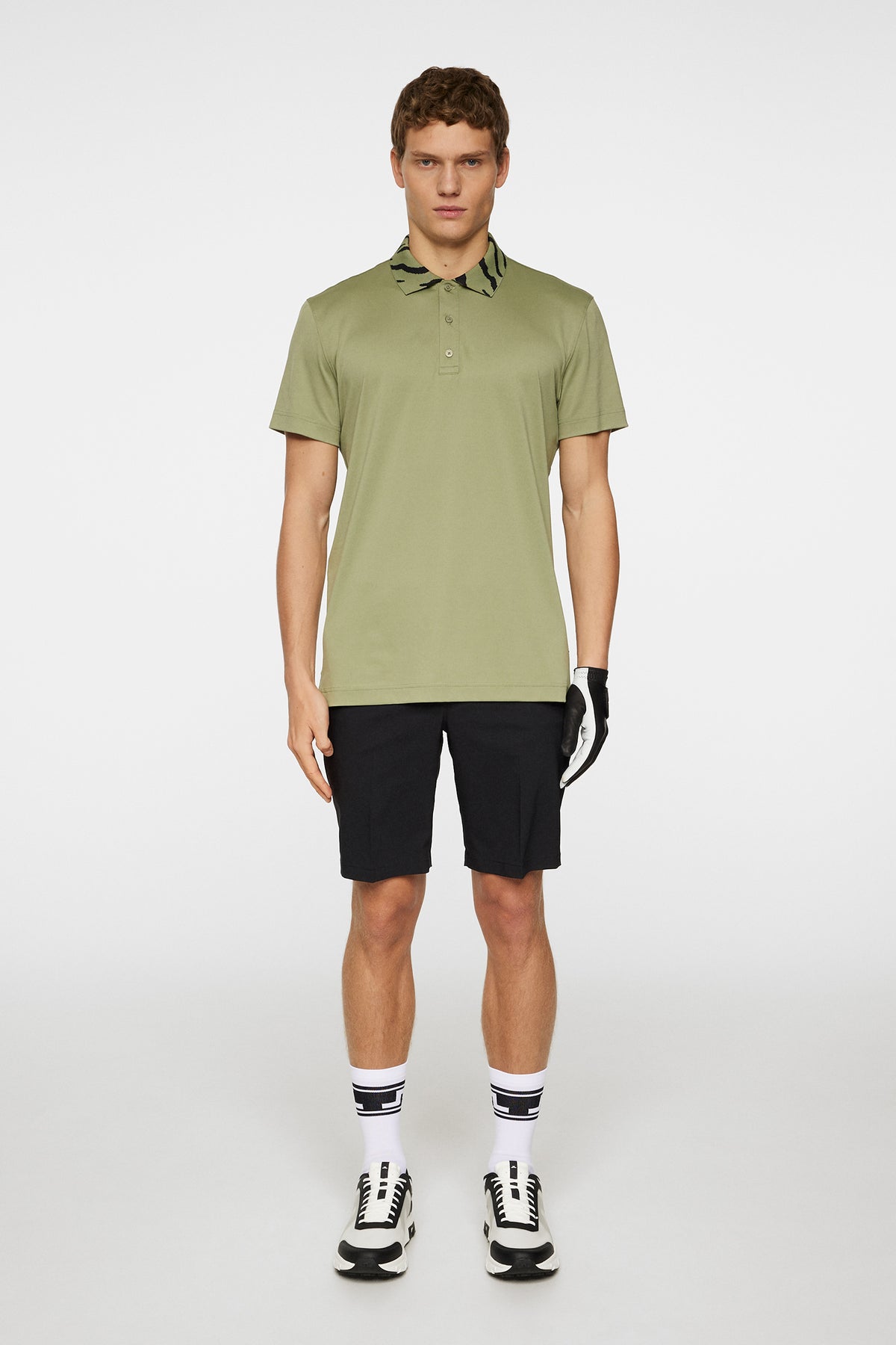 Karter Polo in Oil Green by J.Lindeberg