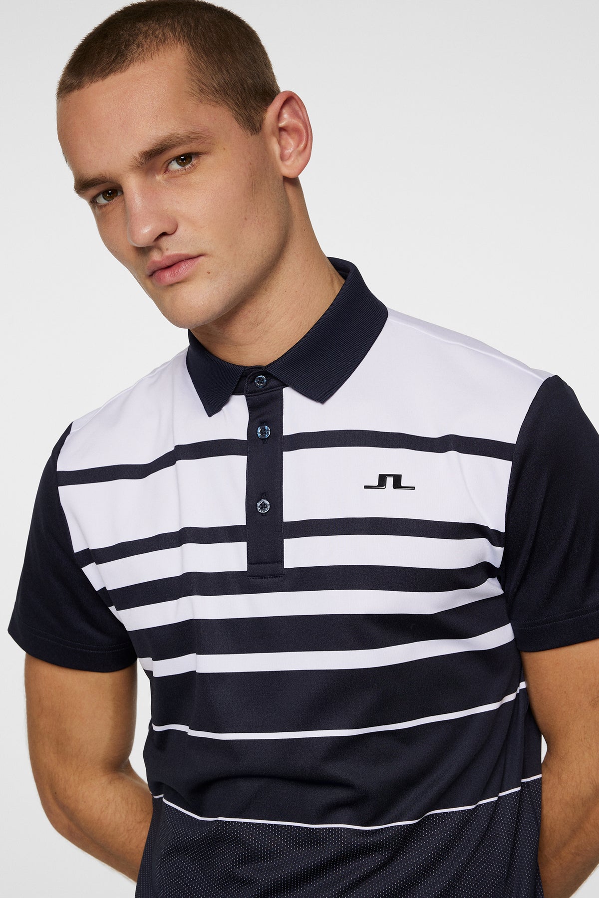 Olof  Polo in JL Navy by J.Lindeberg