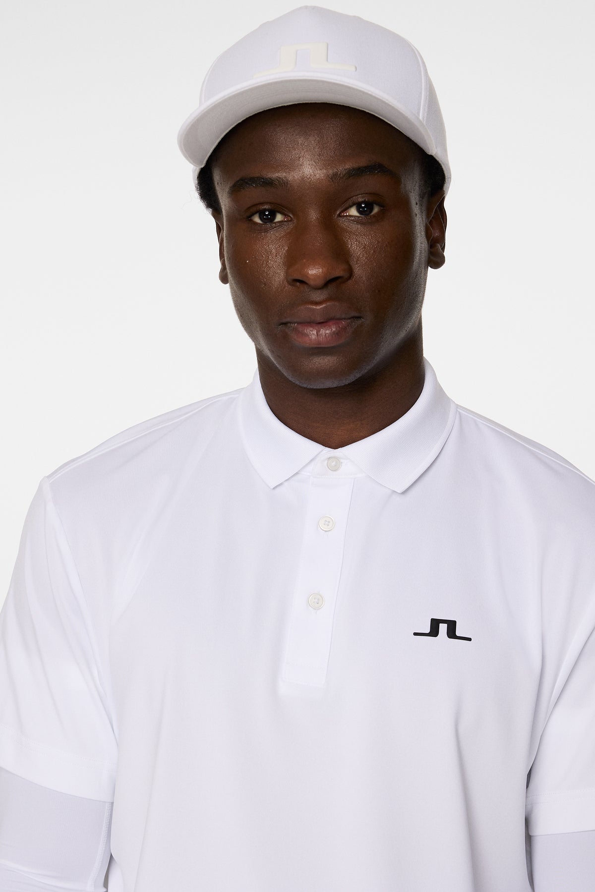 Bridge Polo in White by J.Lindeberg