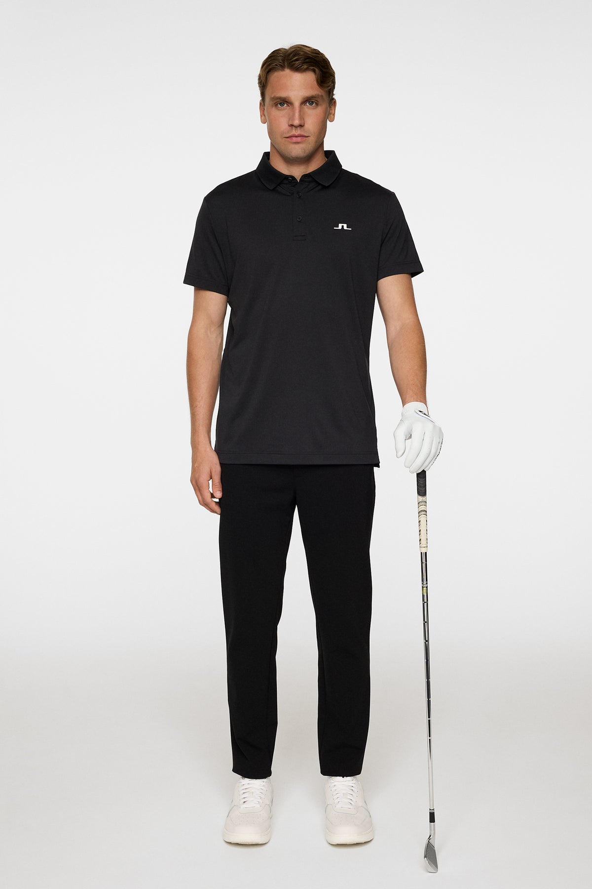 Bridge Polo in Black by J.Lindeberg