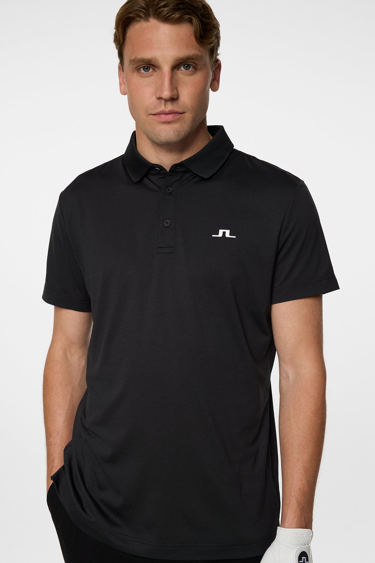 Bridge Polo in Black by J.Lindeberg