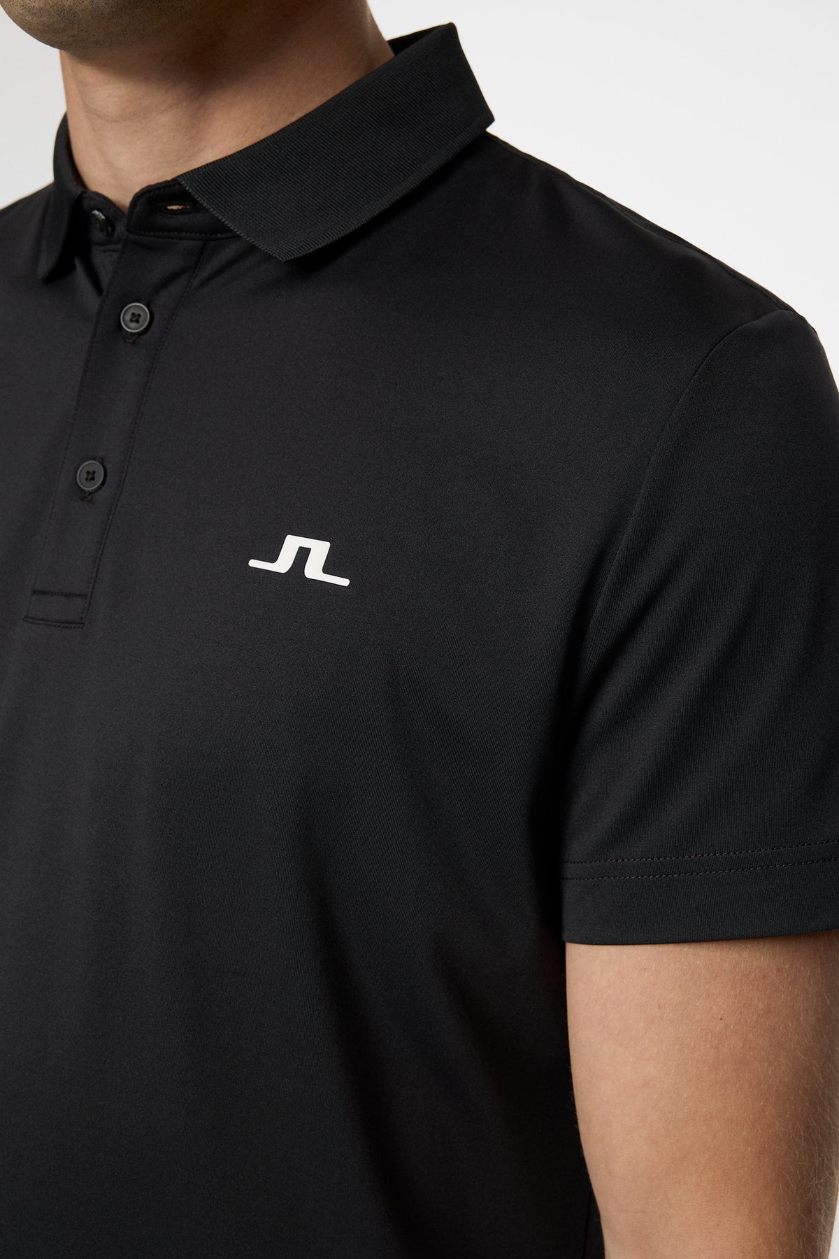 Bridge Polo in Black by J.Lindeberg
