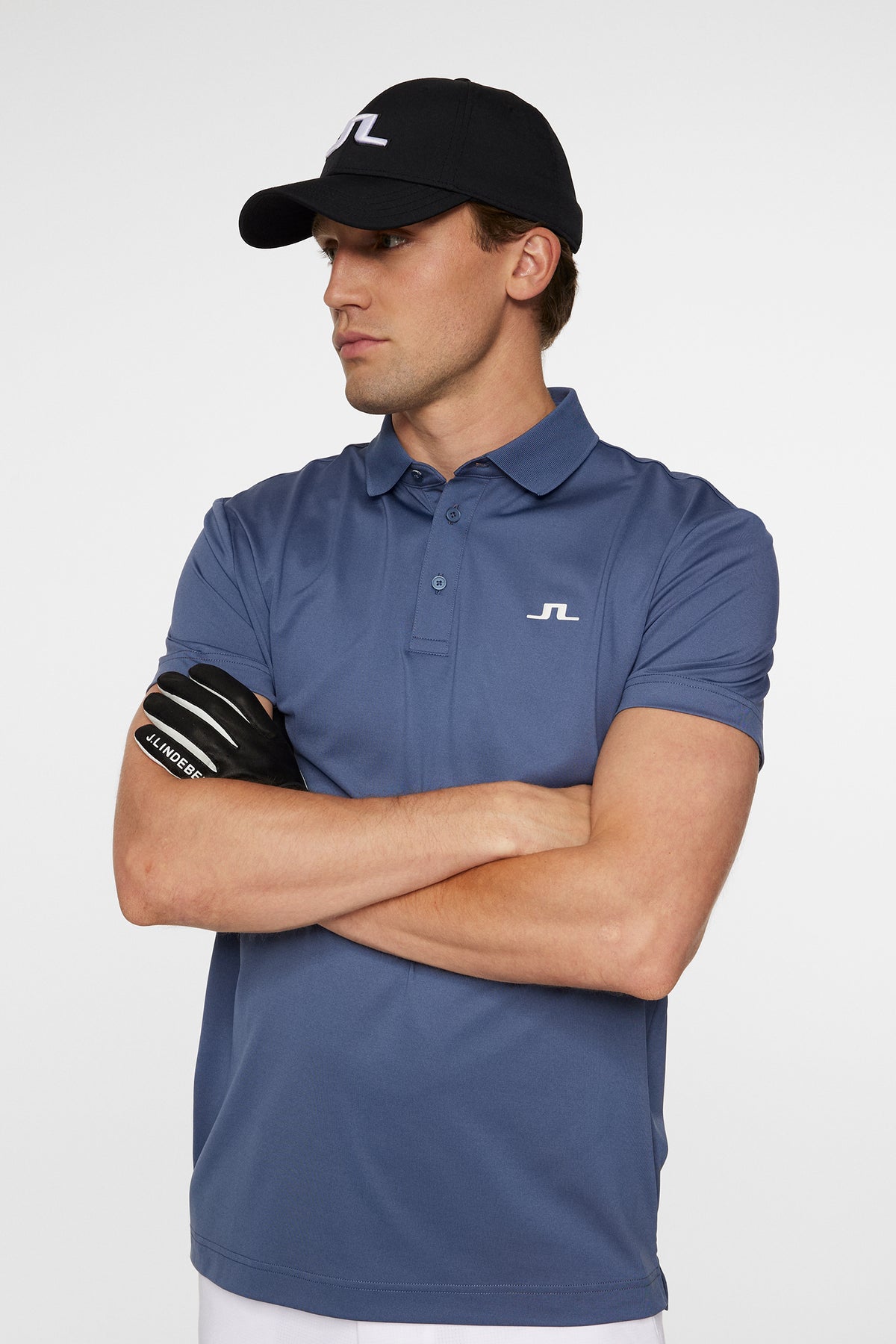 Bridge Polo in Vintage Indigo by J.Lindeberg