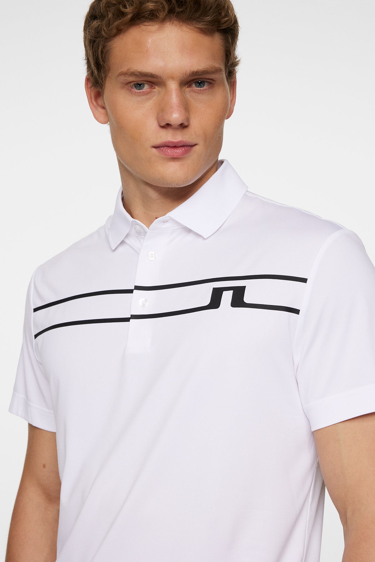 Klas Polo in White by J.Lindeberg