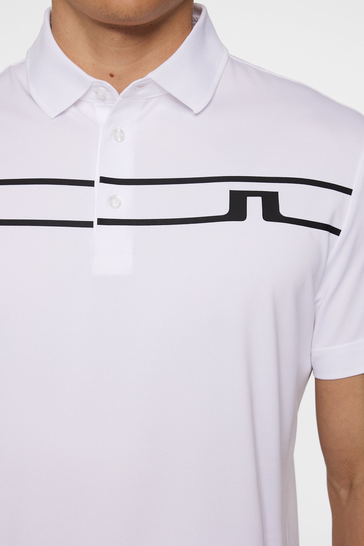 Klas Polo in White by J.Lindeberg