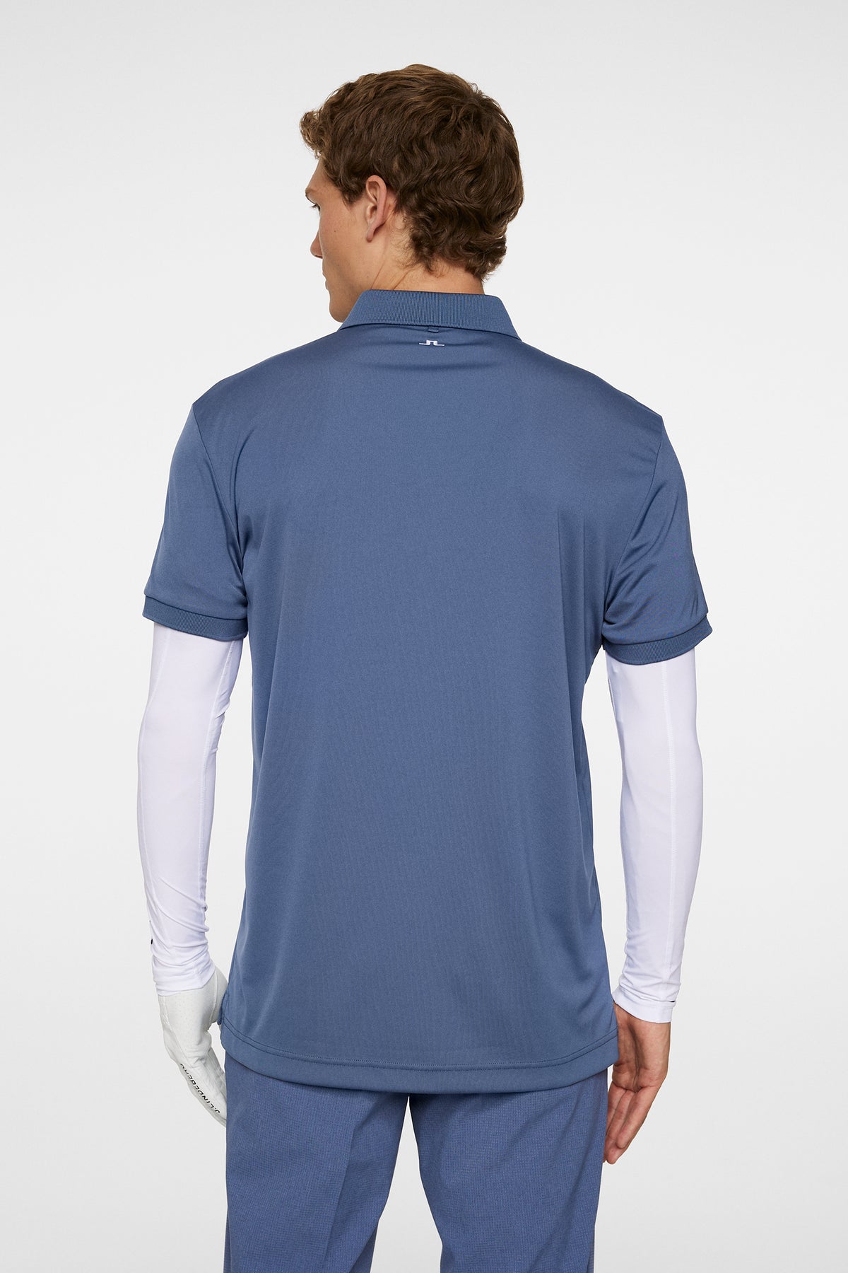 Tour Tech Polo in Vintage Indigo by J.Lindeberg