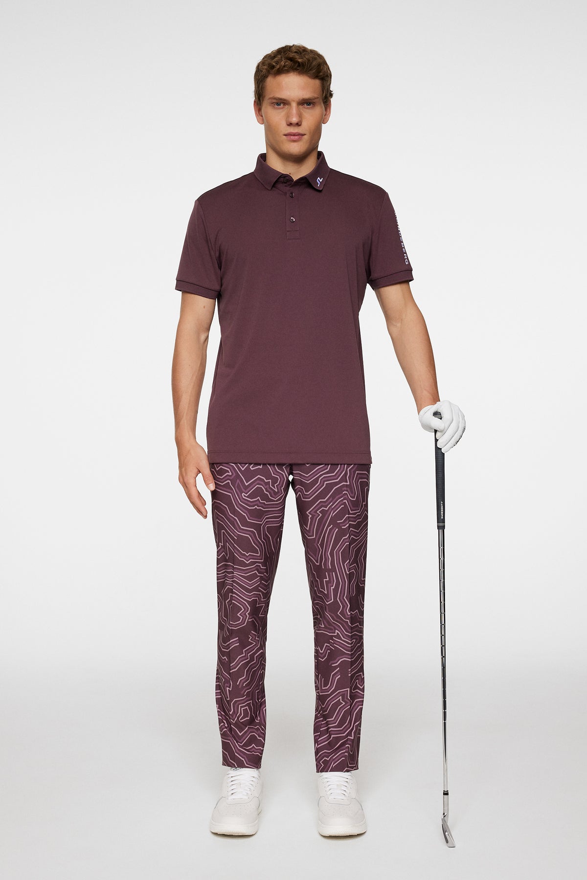 Tour Tech Polo in Huckleberry by J.Lindeberg