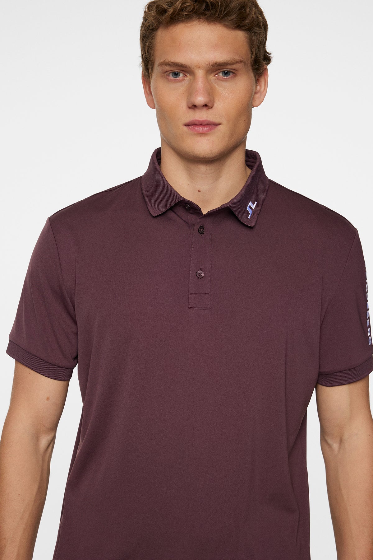 Tour Tech Polo in Huckleberry by J.Lindeberg