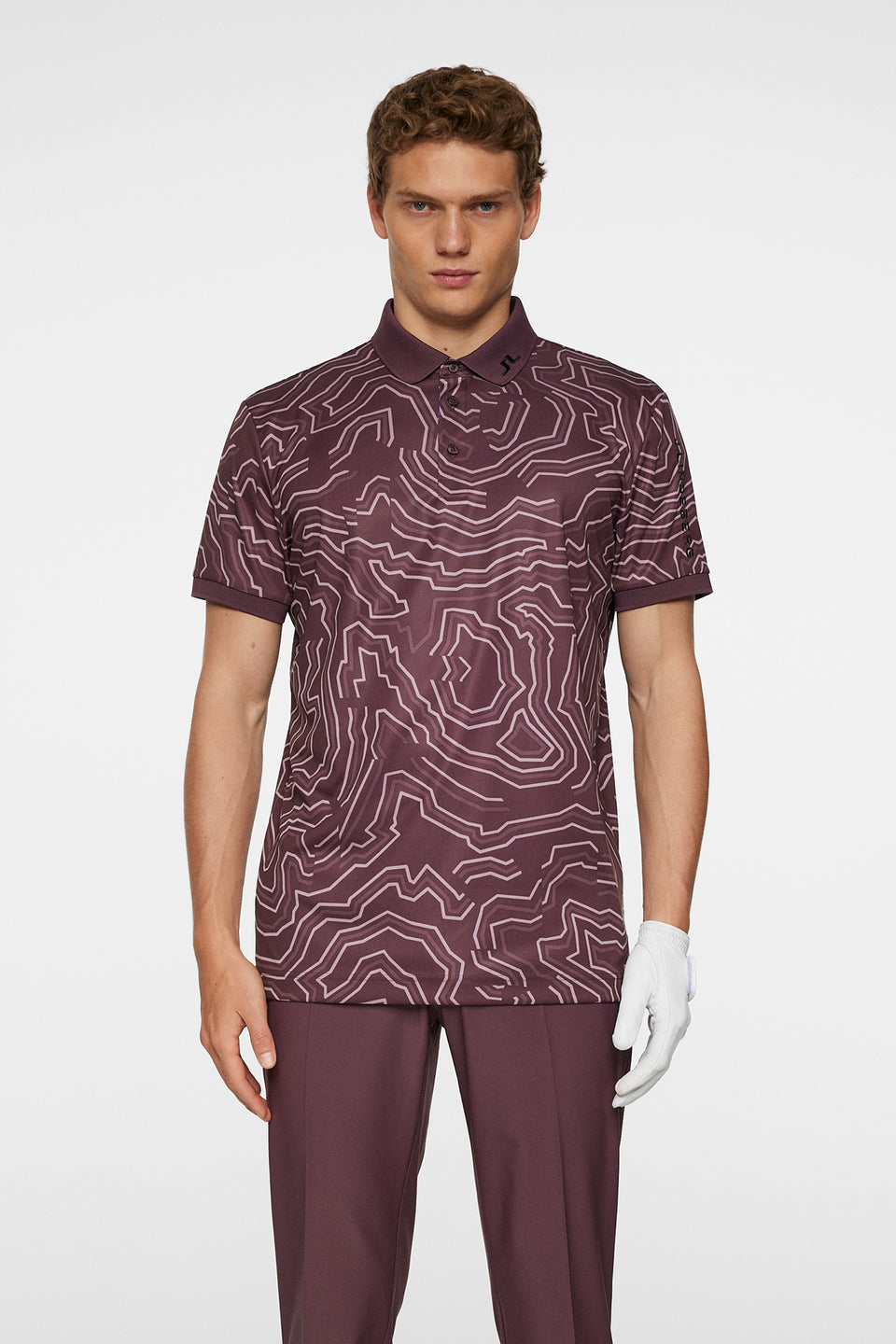 Tour Tech Print Polo / Topo Huckleberry L
