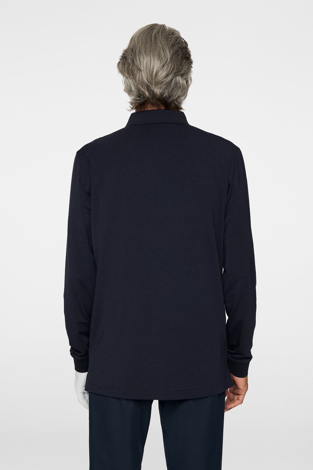Florian LS Polo in Navy Melange by J.Lindeberg