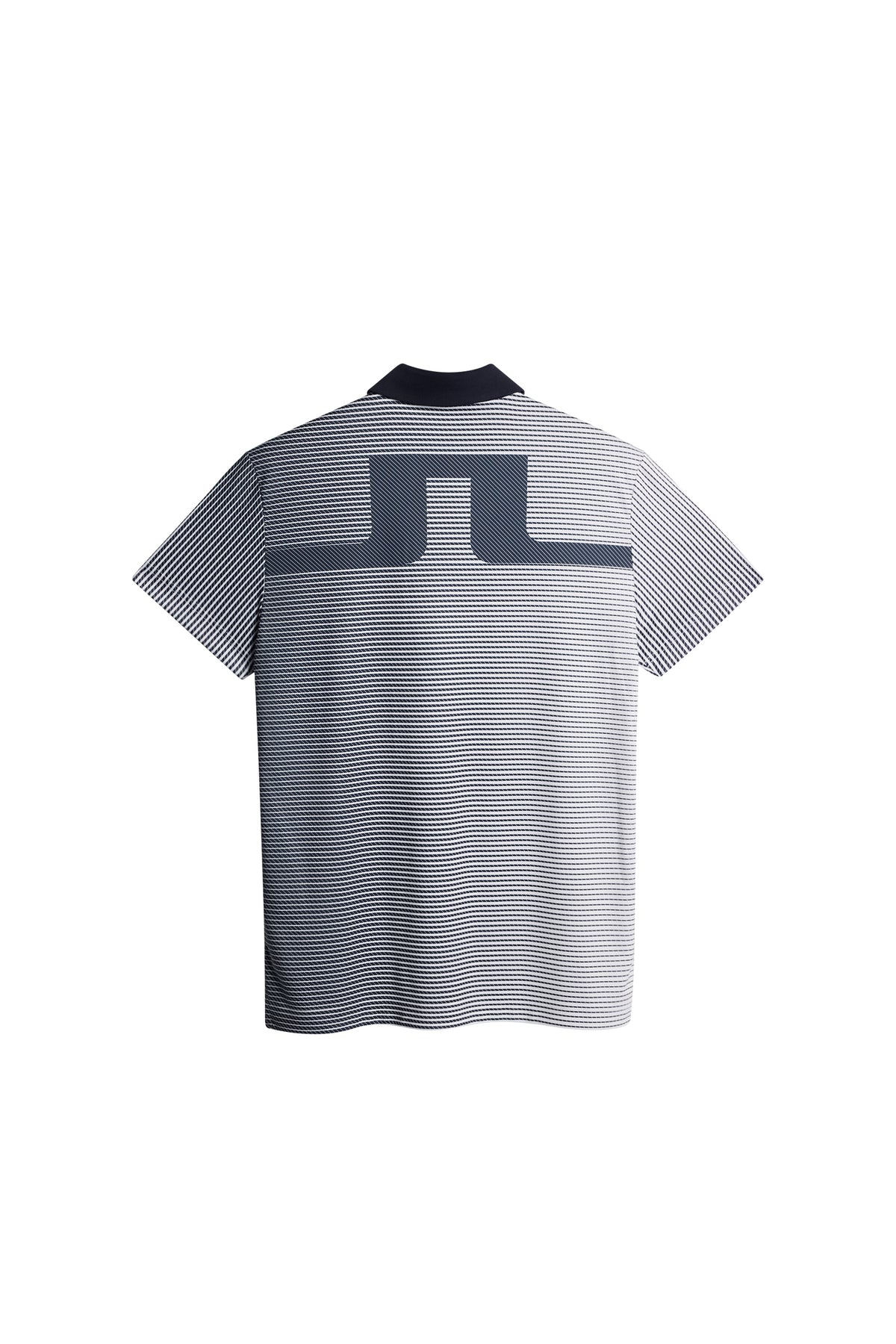 Marvin Stripe Polo in White by J.Lindeberg