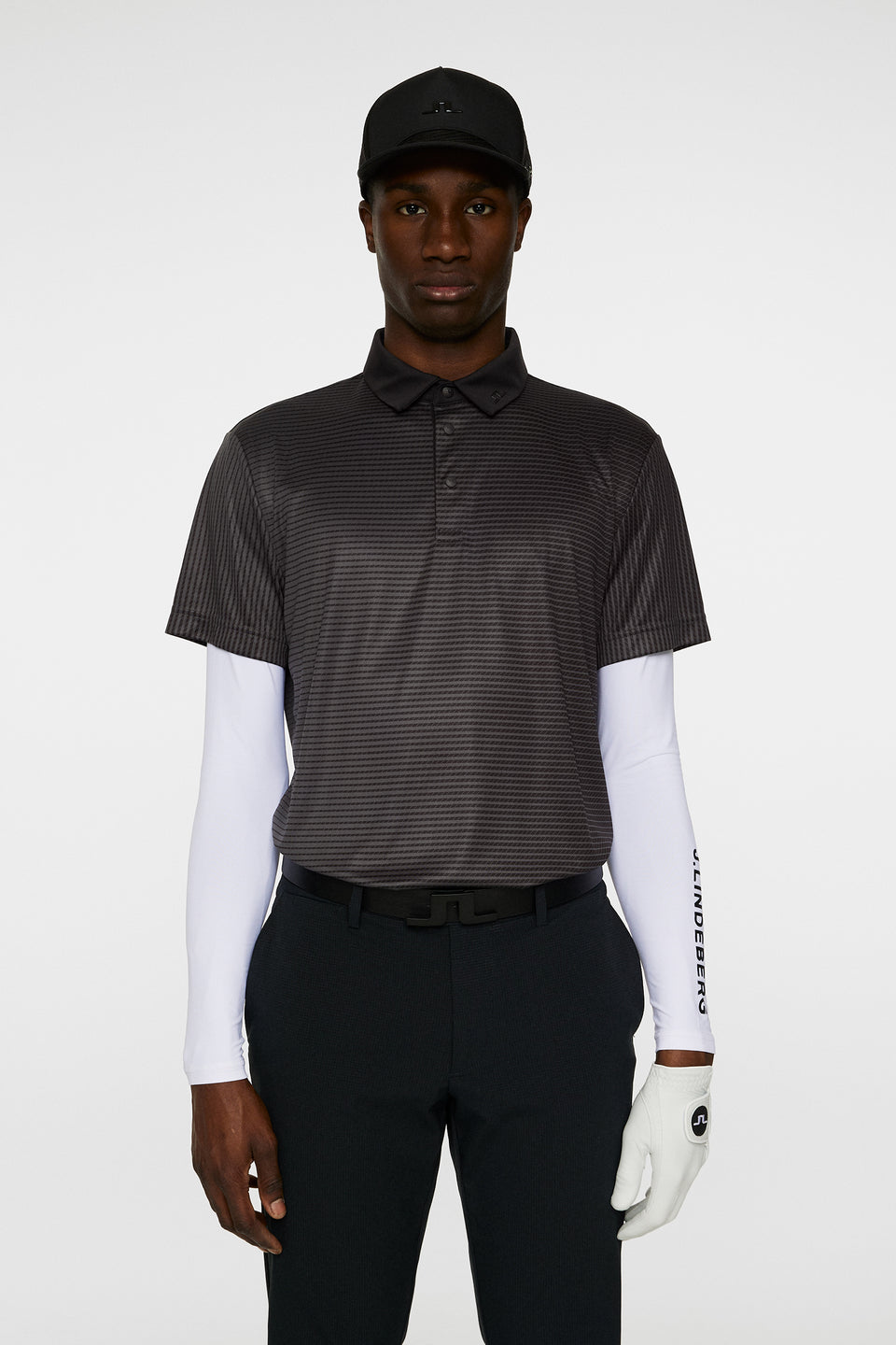 Marvin Stripe Polo / Asphalt