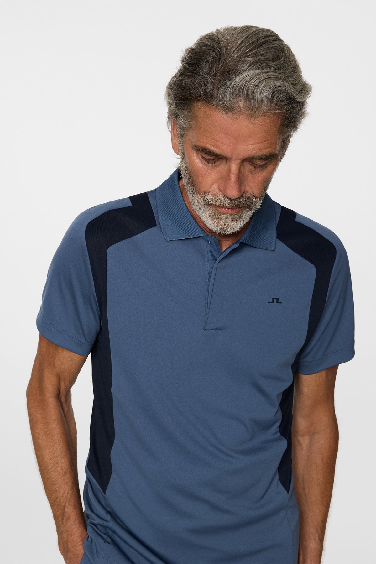 Legacy Polo in Vintage Indigo by J.Lindeberg