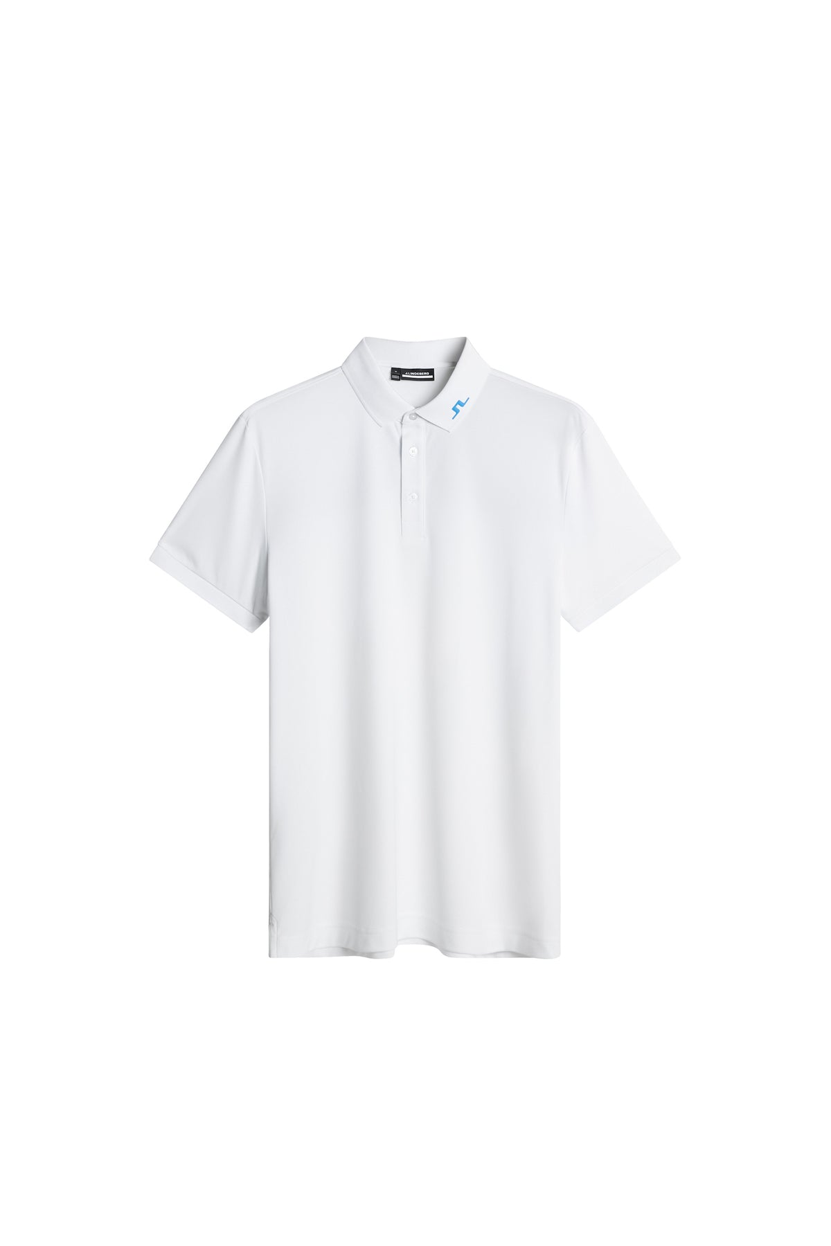 KV Print Polo in White by J.Lindeberg