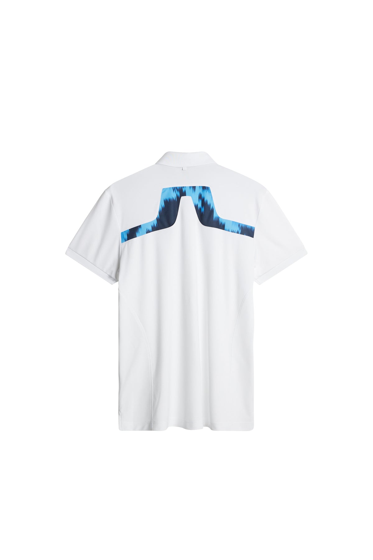 KV Print Polo in White by J.Lindeberg