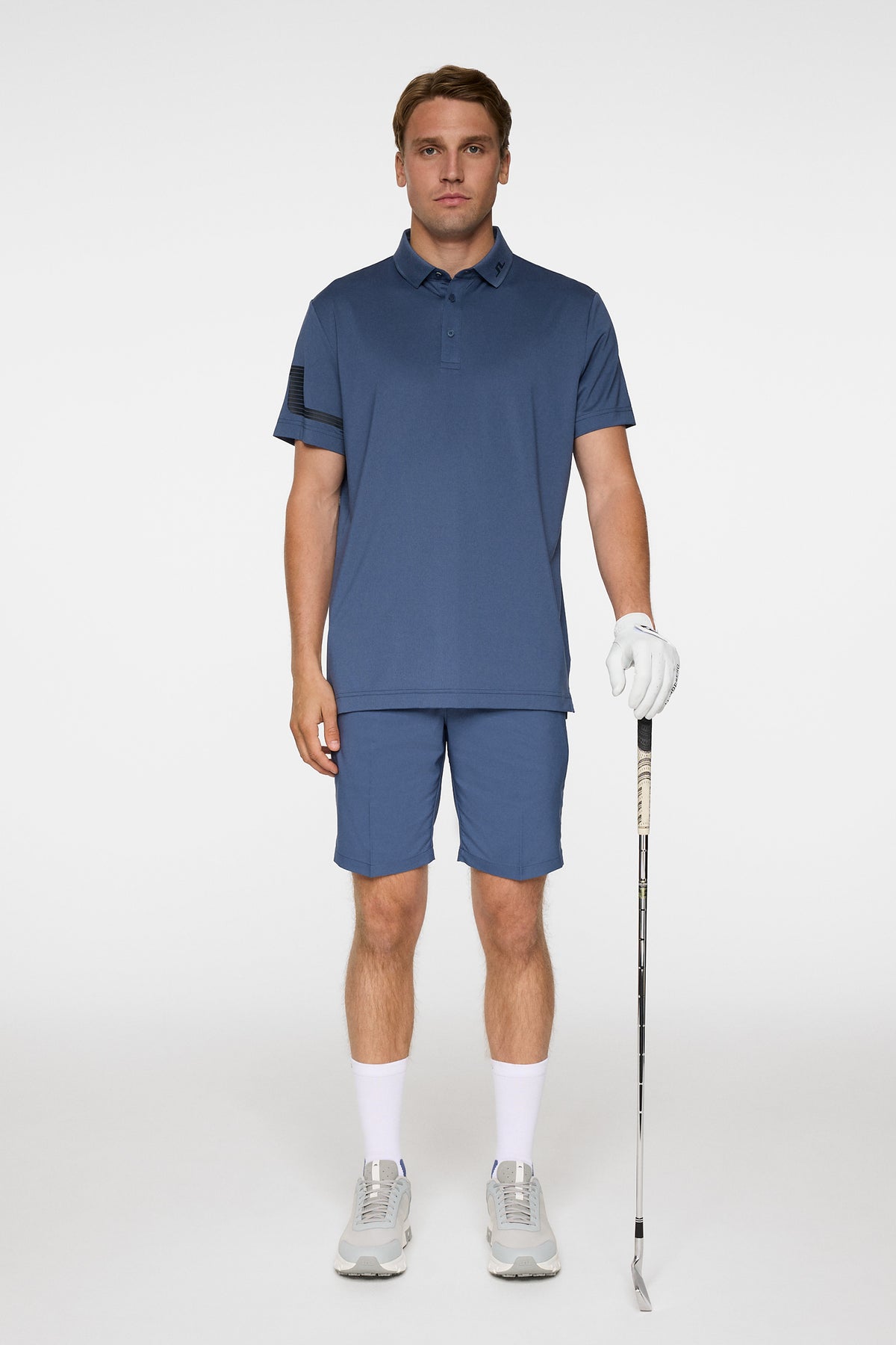 Heath Strike Polo in Vintage Indigo by J.Lindeberg