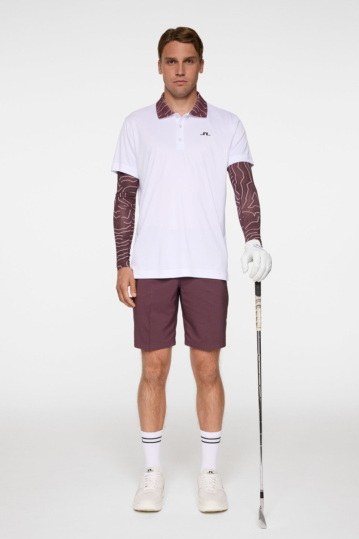 Glen Polo in White by J.Lindeberg
