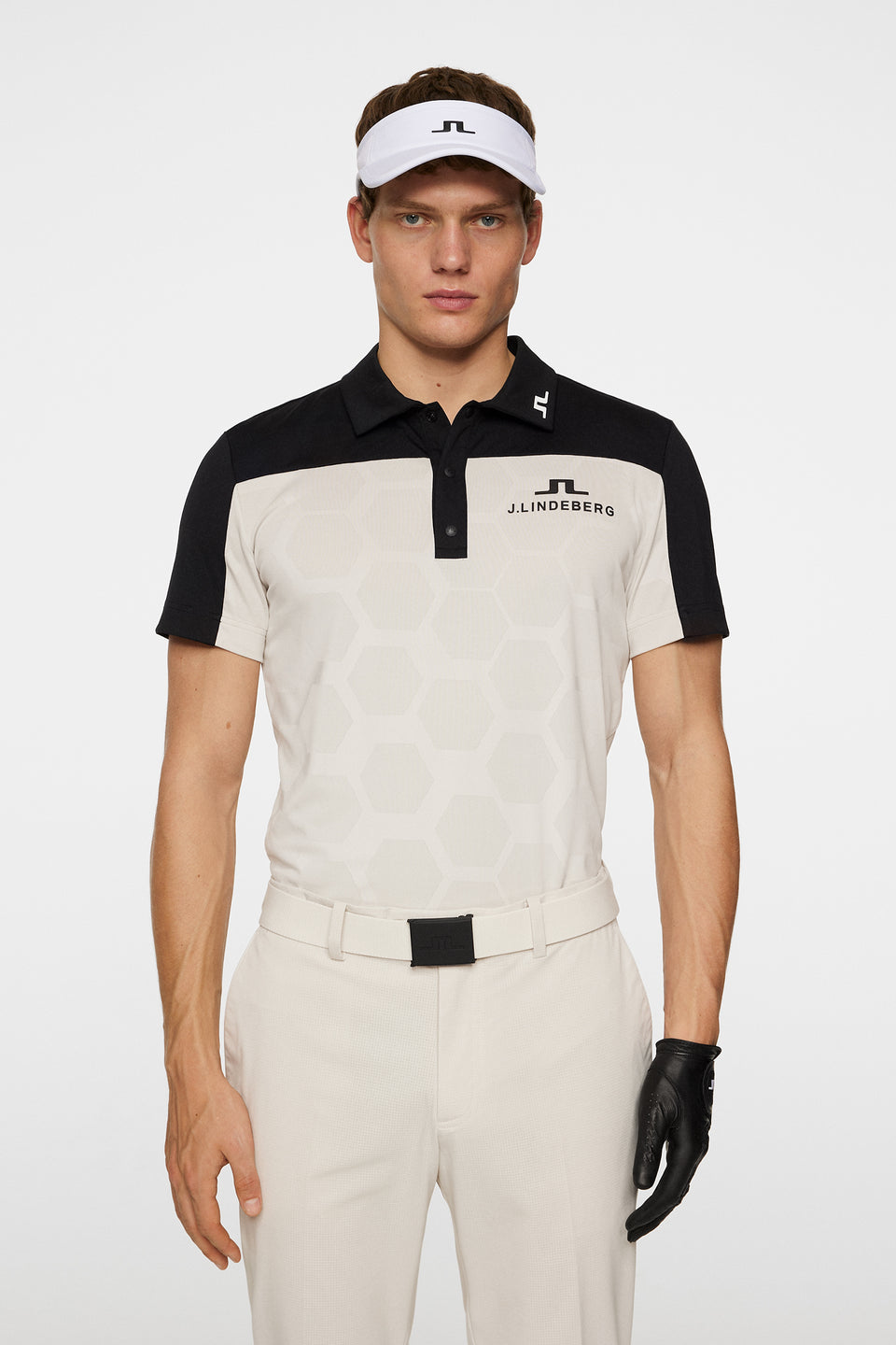 Anders Tour Mesh Slim Fit Polo / Black