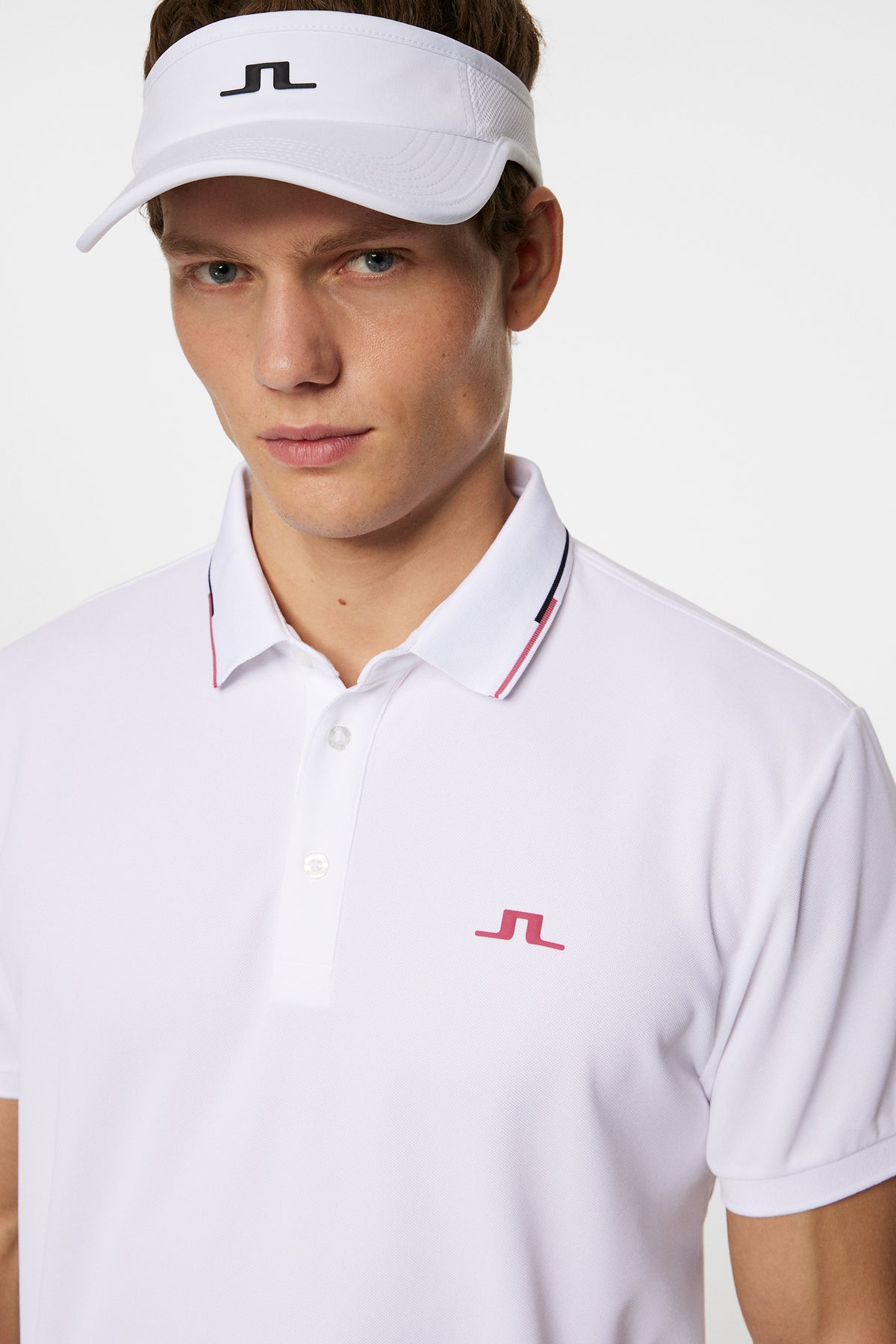 Ben Polo in White by J.Lindeberg