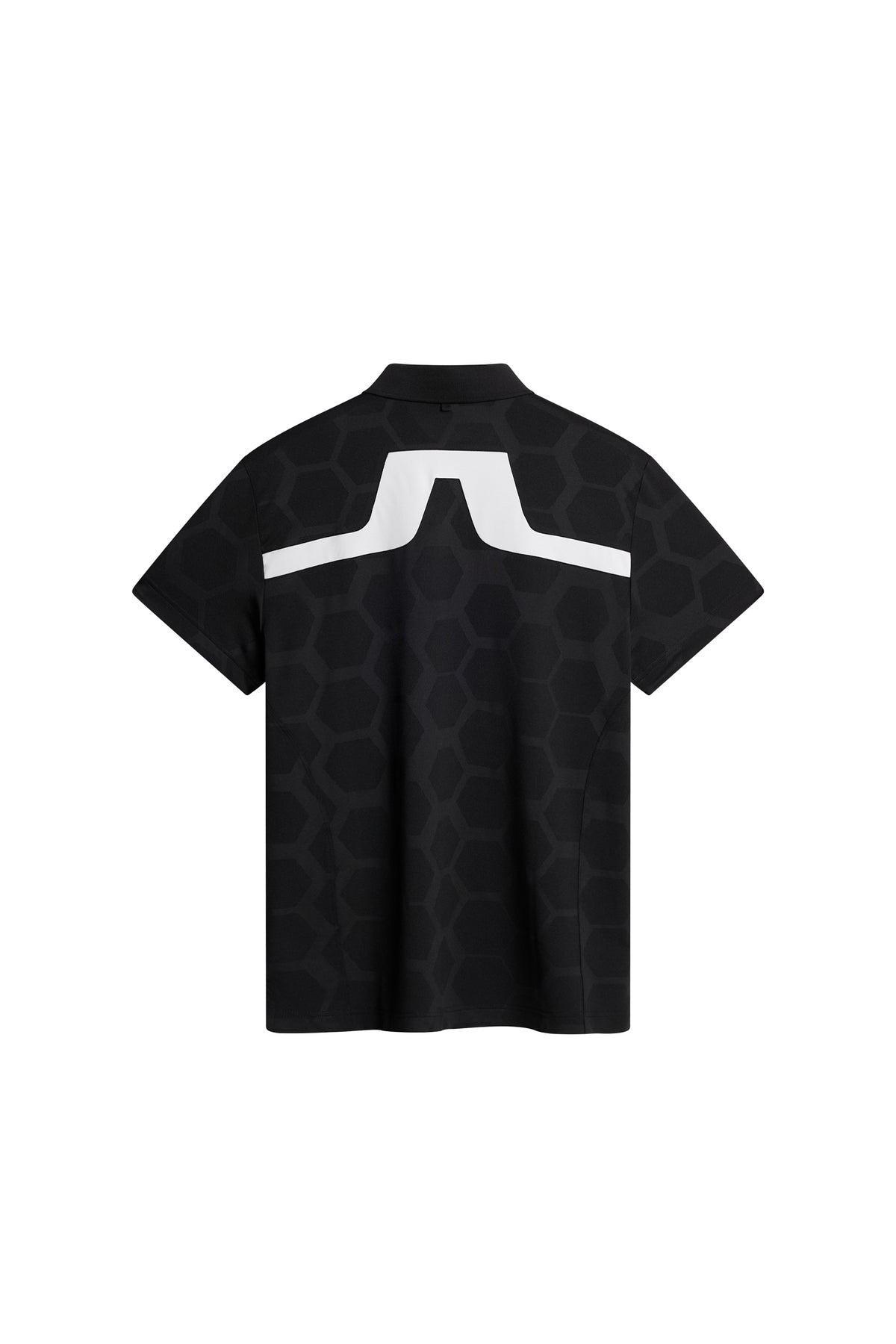 KV Tour Mesh Golf Polo in The Open Black by J.Lindeberg