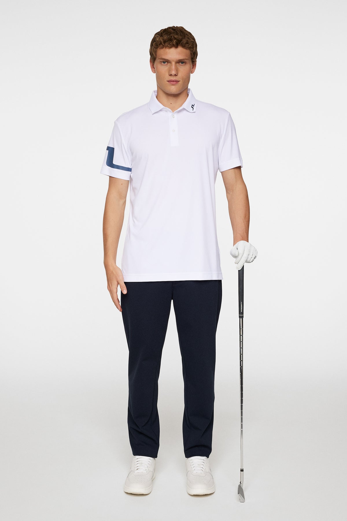 Heath Polo in White by J.Lindeberg