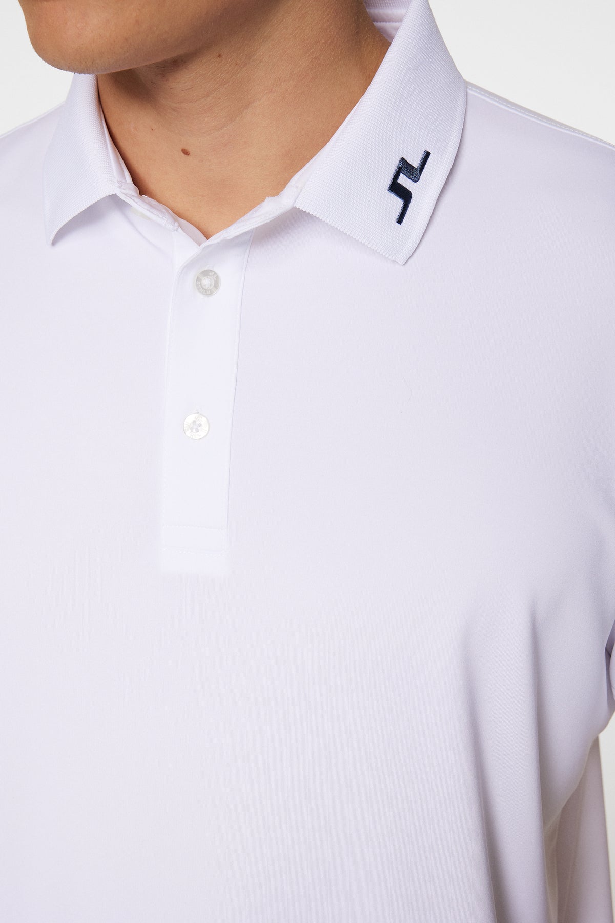 Heath Polo in White by J.Lindeberg
