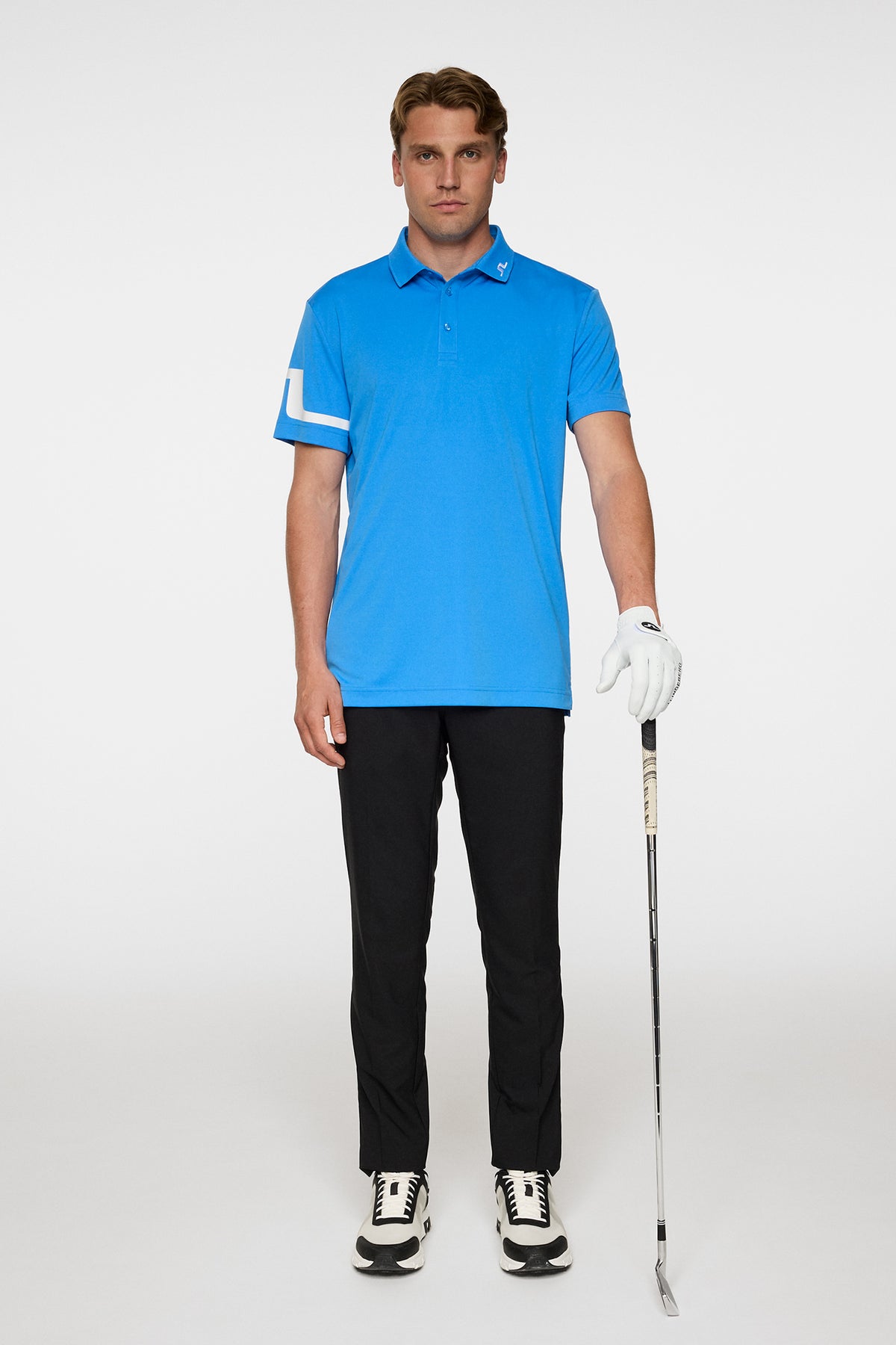 Heath Polo in Sonic Blue by J.Lindeberg