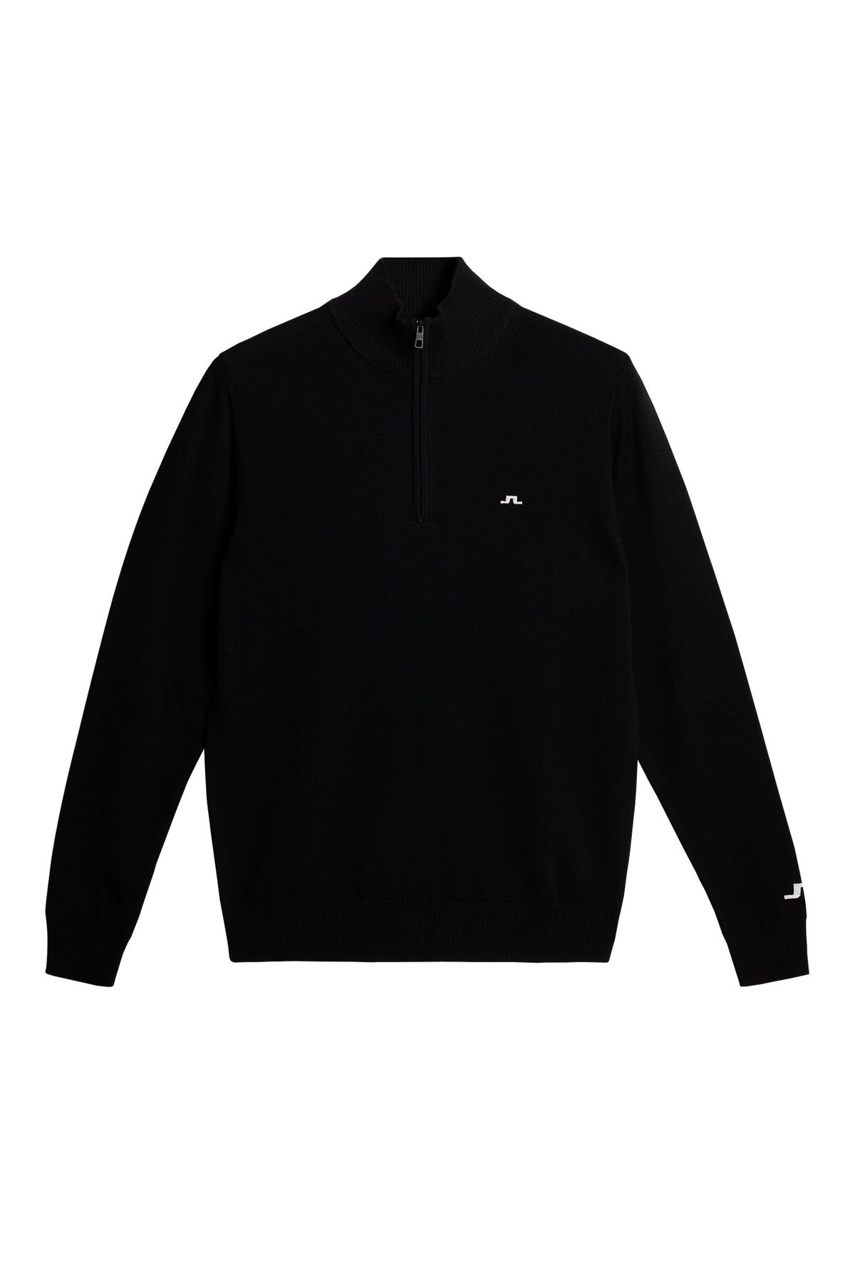 Kian Knitted Sweater in Black by J.Lindeberg