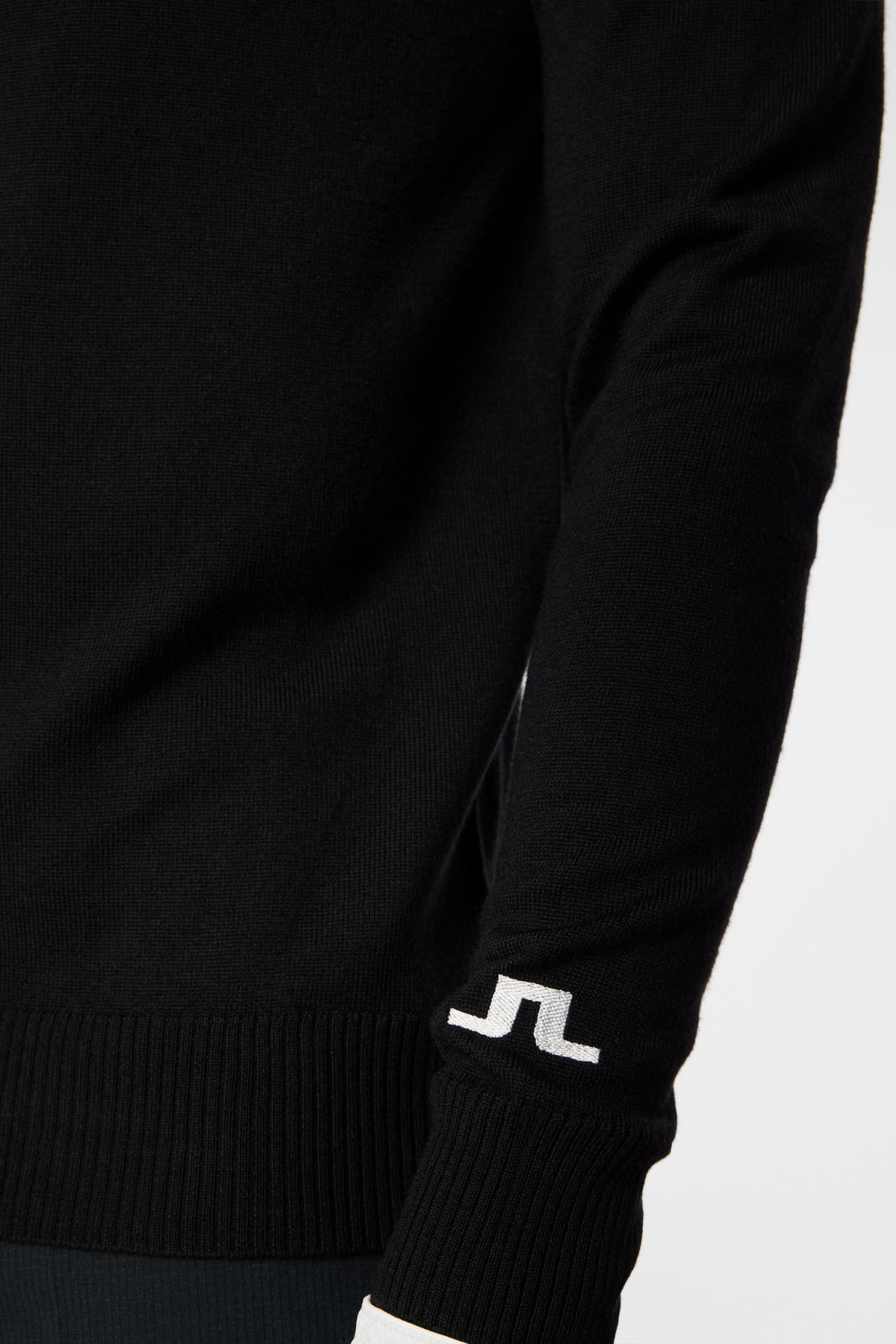 Kian Knitted Sweater in Black by J.Lindeberg