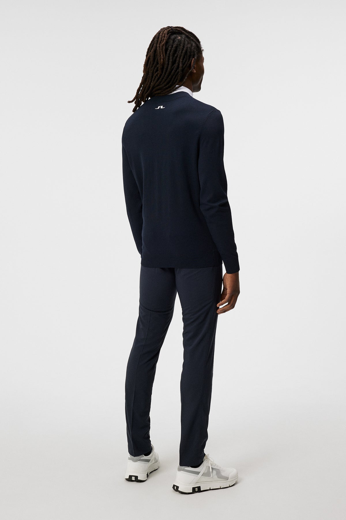 Gus Knitted Sweater in JL Navy by J.Lindeberg