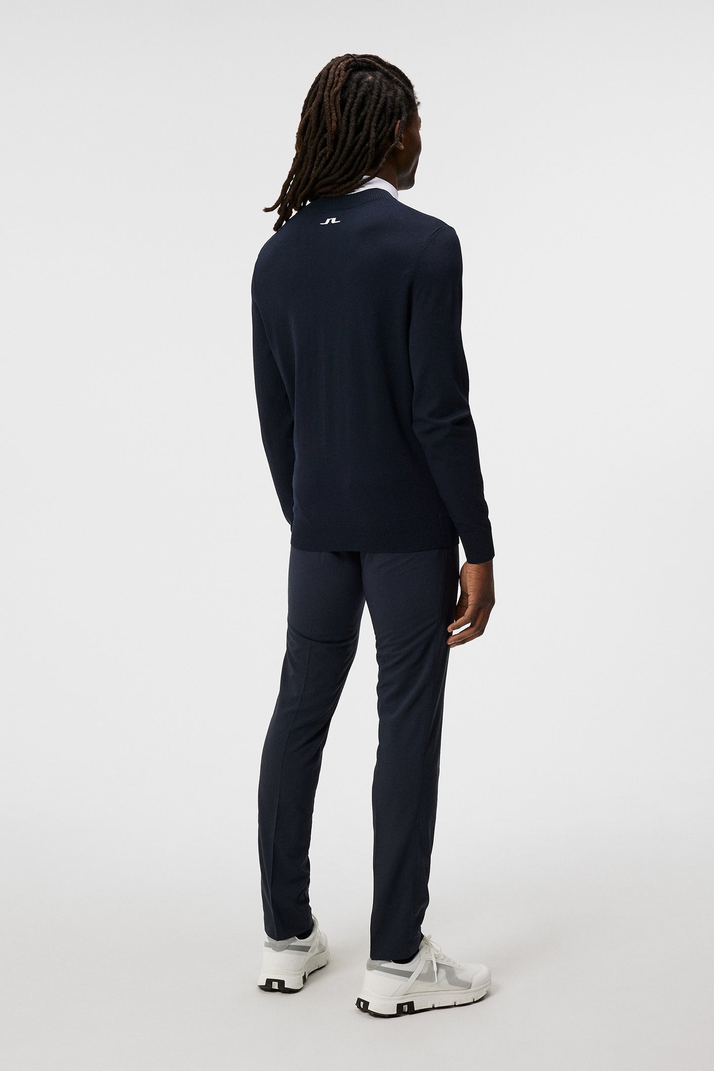 Gus Knitted Sweater in JL Navy by J.Lindeberg