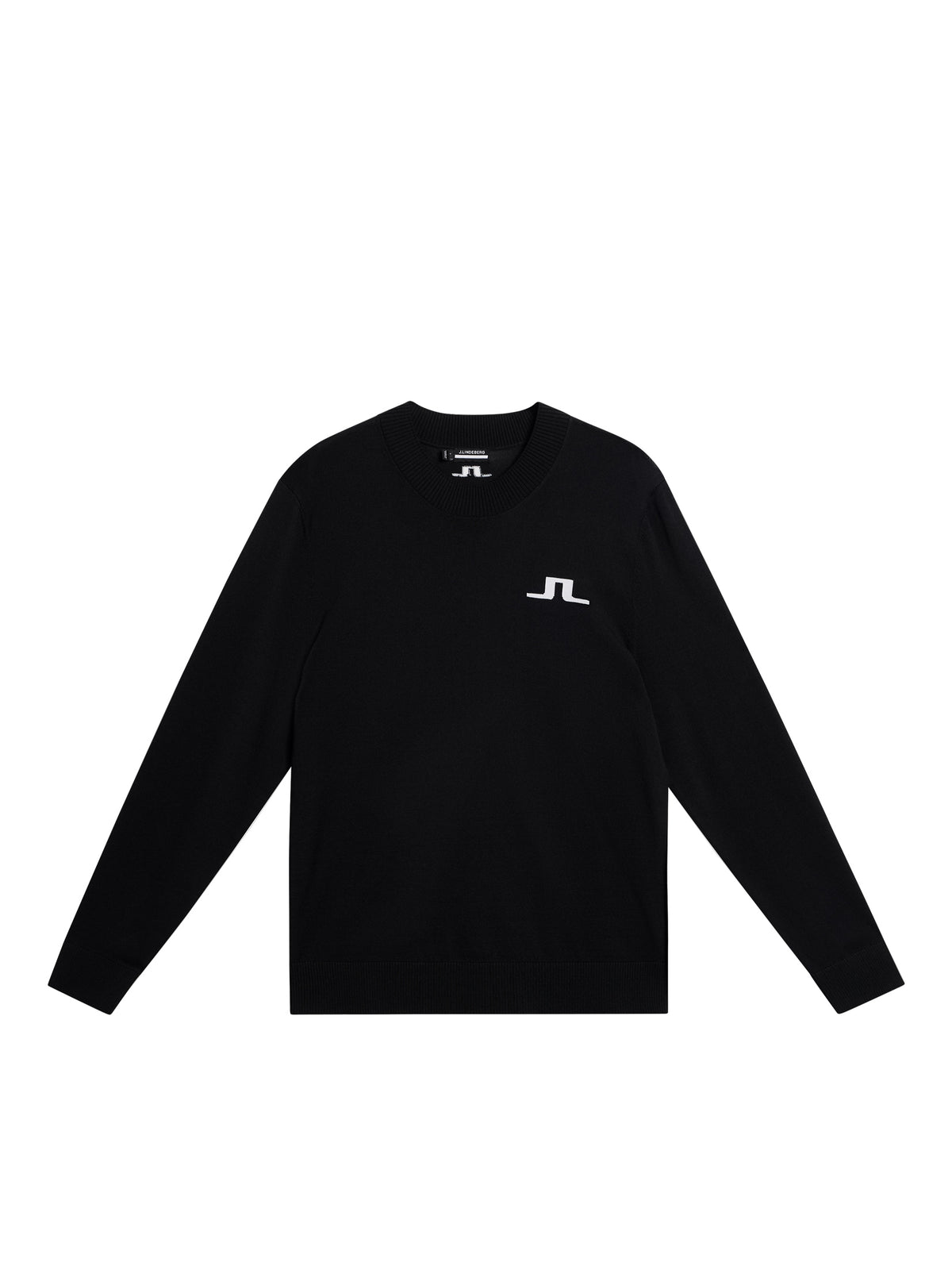 Gus Knitted Sweater in Black by J.Lindeberg