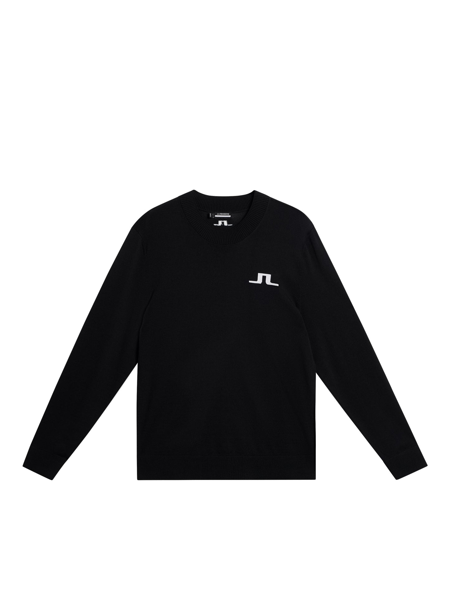 Gus Knitted Sweater in Black by J.Lindeberg