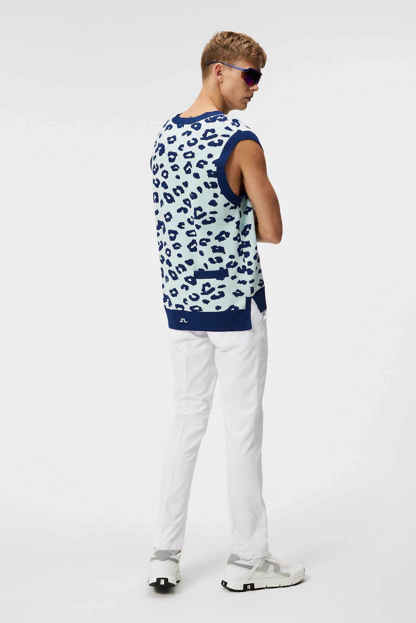 Elian Knitted Vest in Savanna Spa Retreat by J.Lindeberg