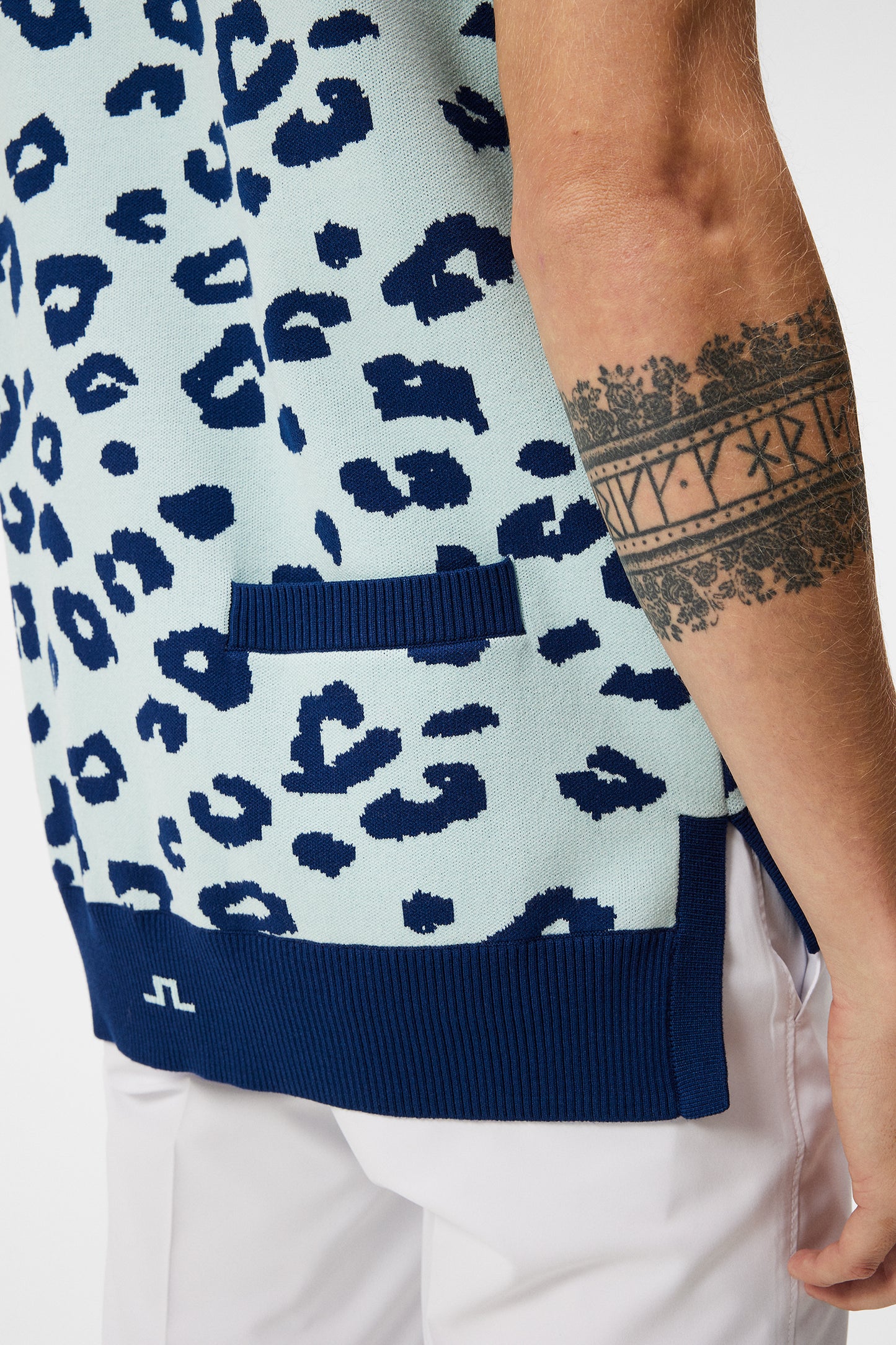 Elian Knitted Vest in Savanna Spa Retreat by J.Lindeberg