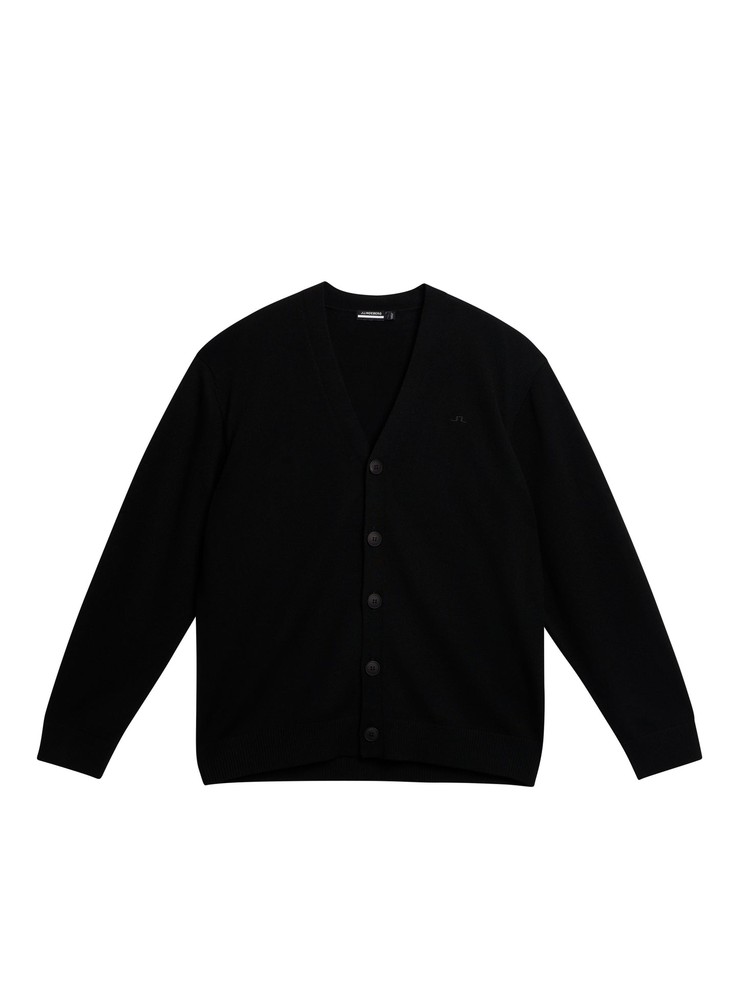 Lucas Knitted Cardigan in Black by J.Lindeberg