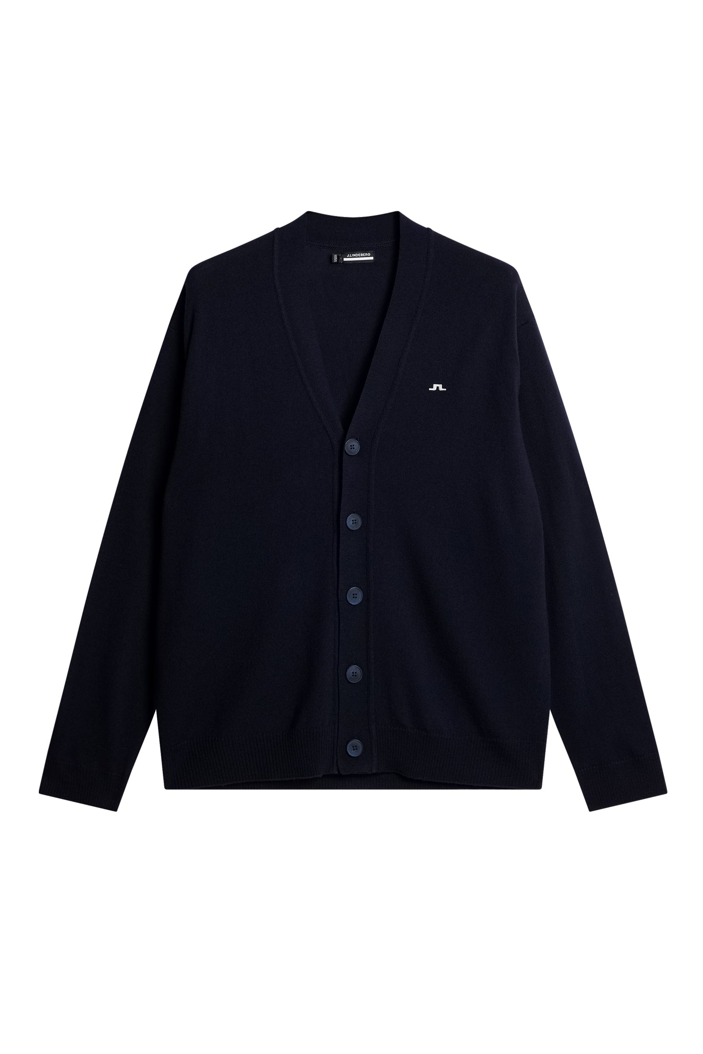 Lucas Knitted Cardigan in JL Navy by J.Lindeberg