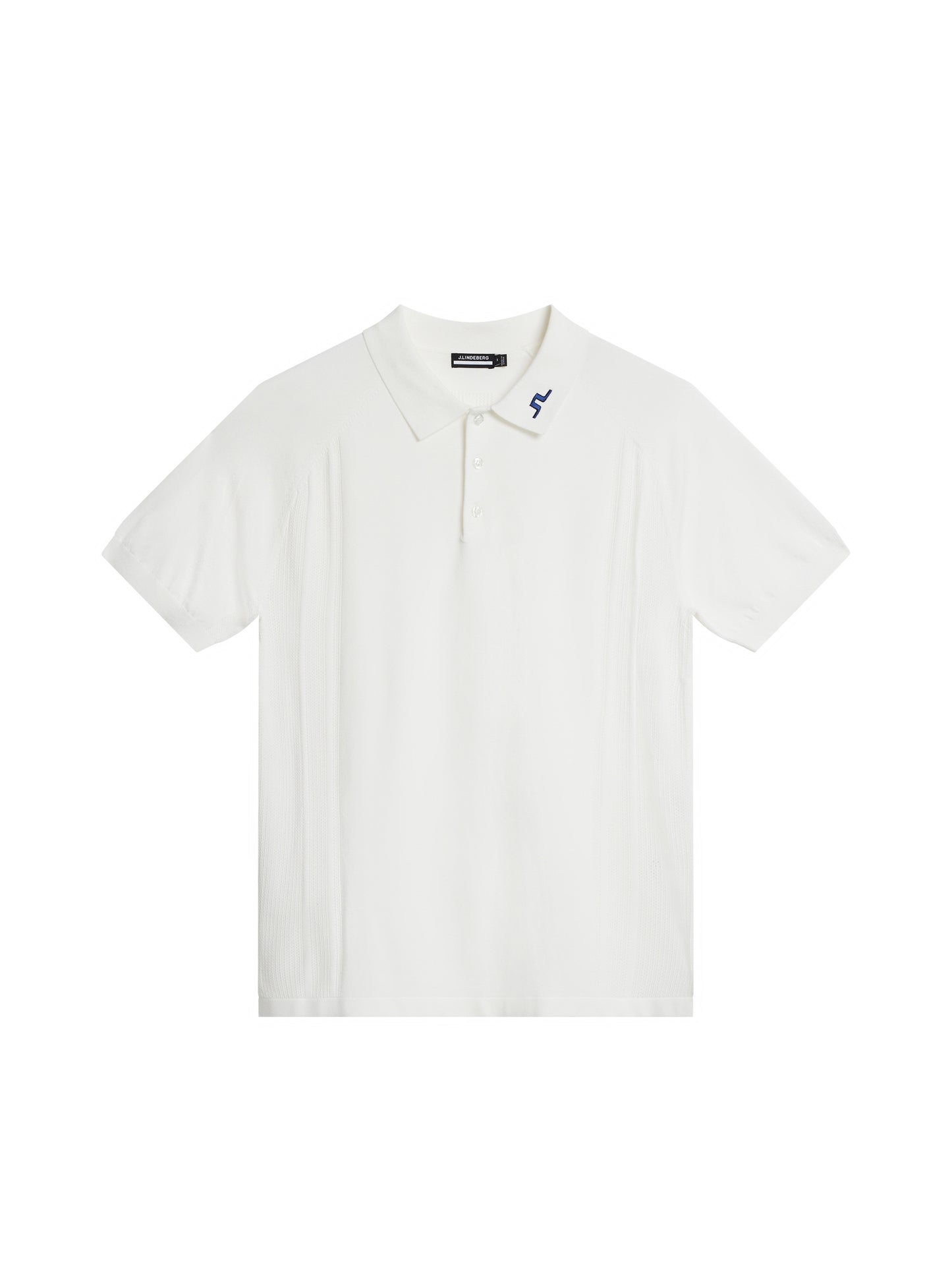 Martines Knitted Shirt in White by J.Lindeberg
