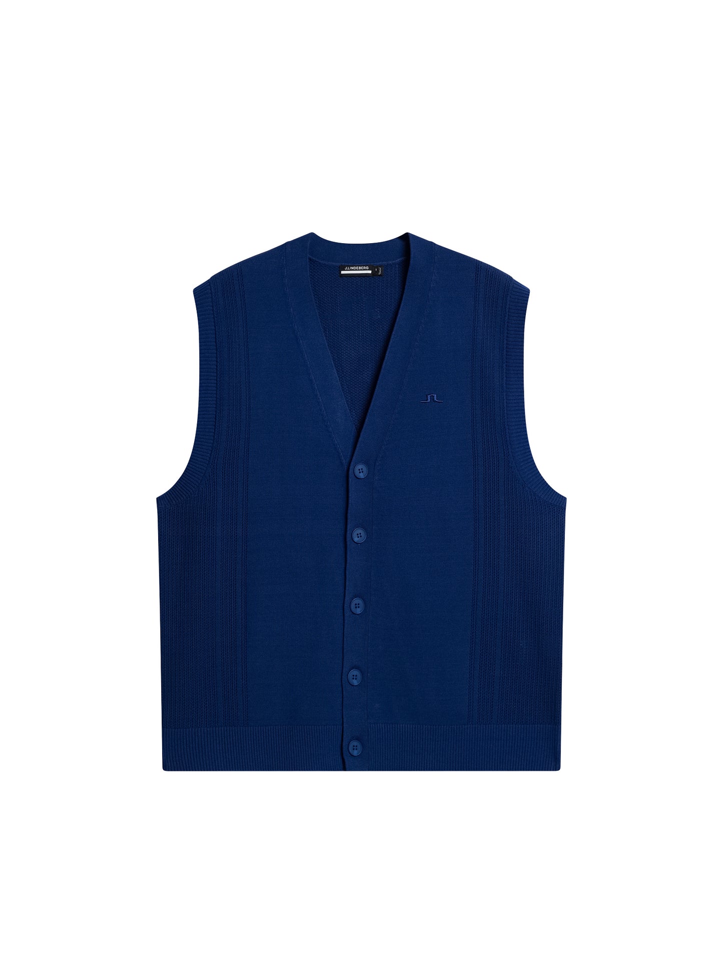 Markus Knitted Vest in Estate Blue by J.Lindeberg