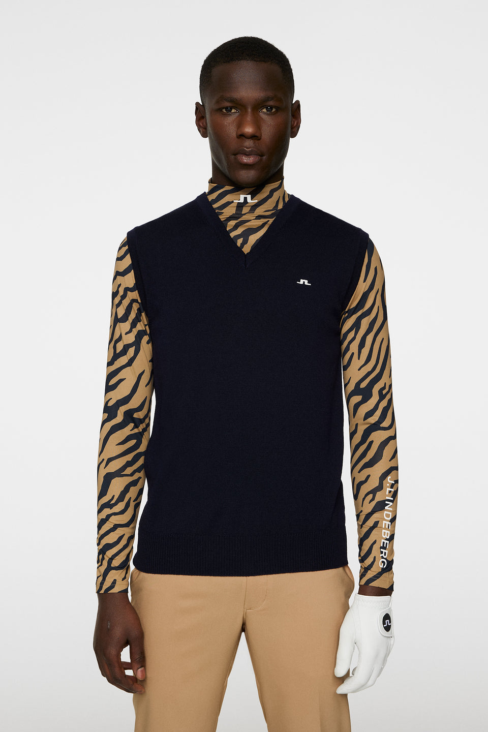 Liam Knitted Vest / JL Navy