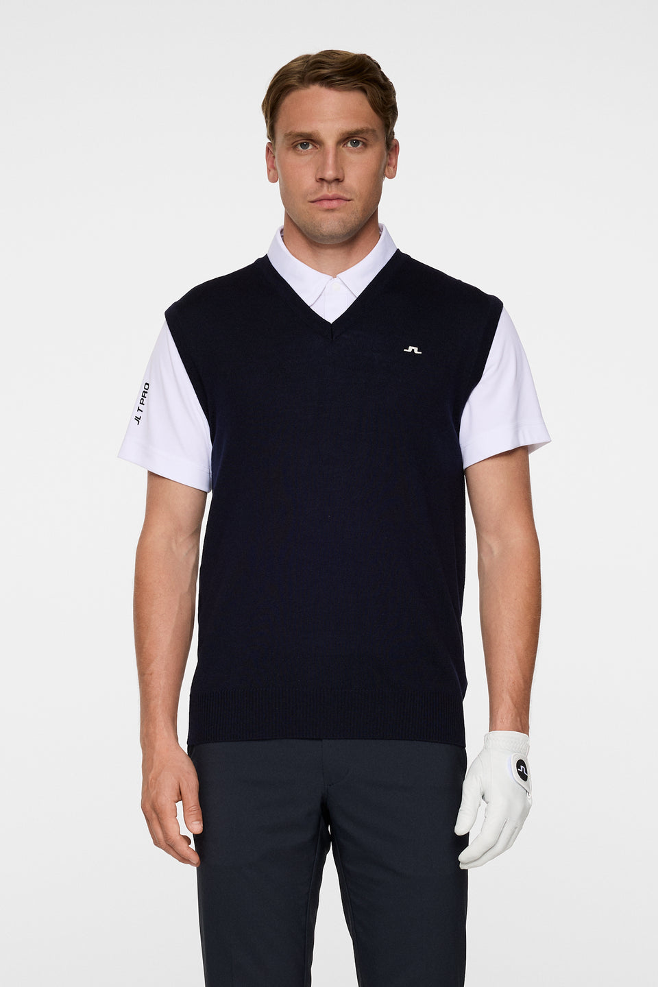 Liam Knitted Vest / JL Navy