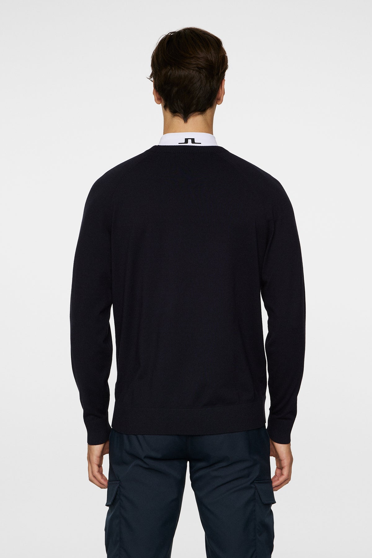 Henry Knitted Sweater in JL Navy by J.Lindeberg