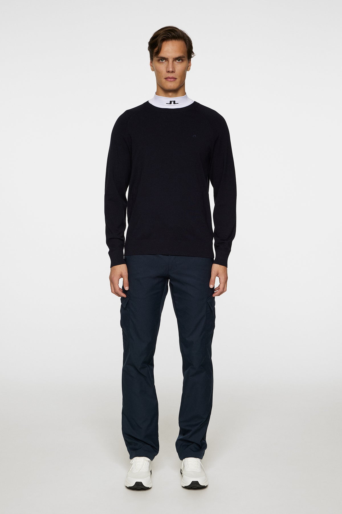 Henry Knitted Sweater in JL Navy by J.Lindeberg